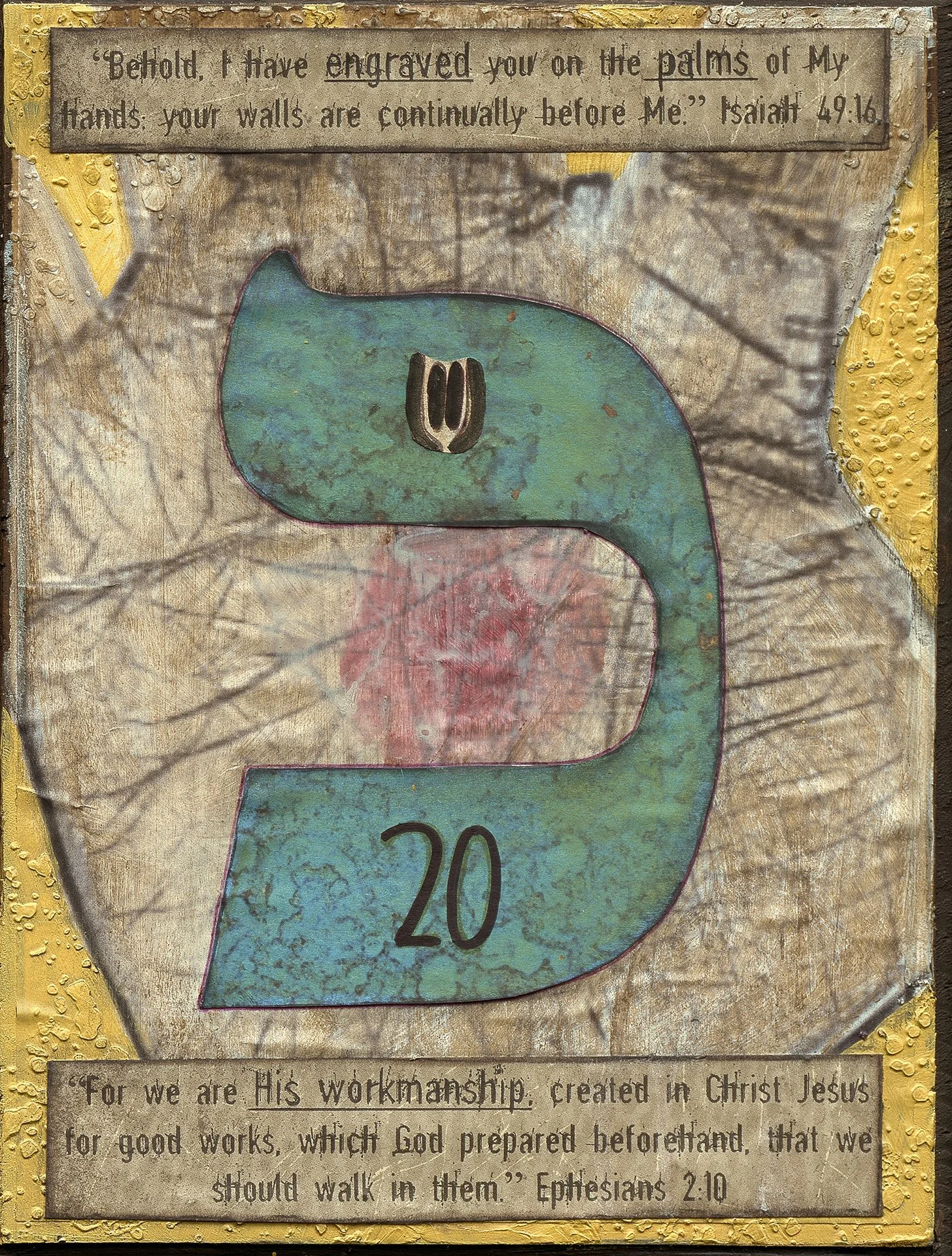 Hebrew Letter Kaph — Resting on His Word