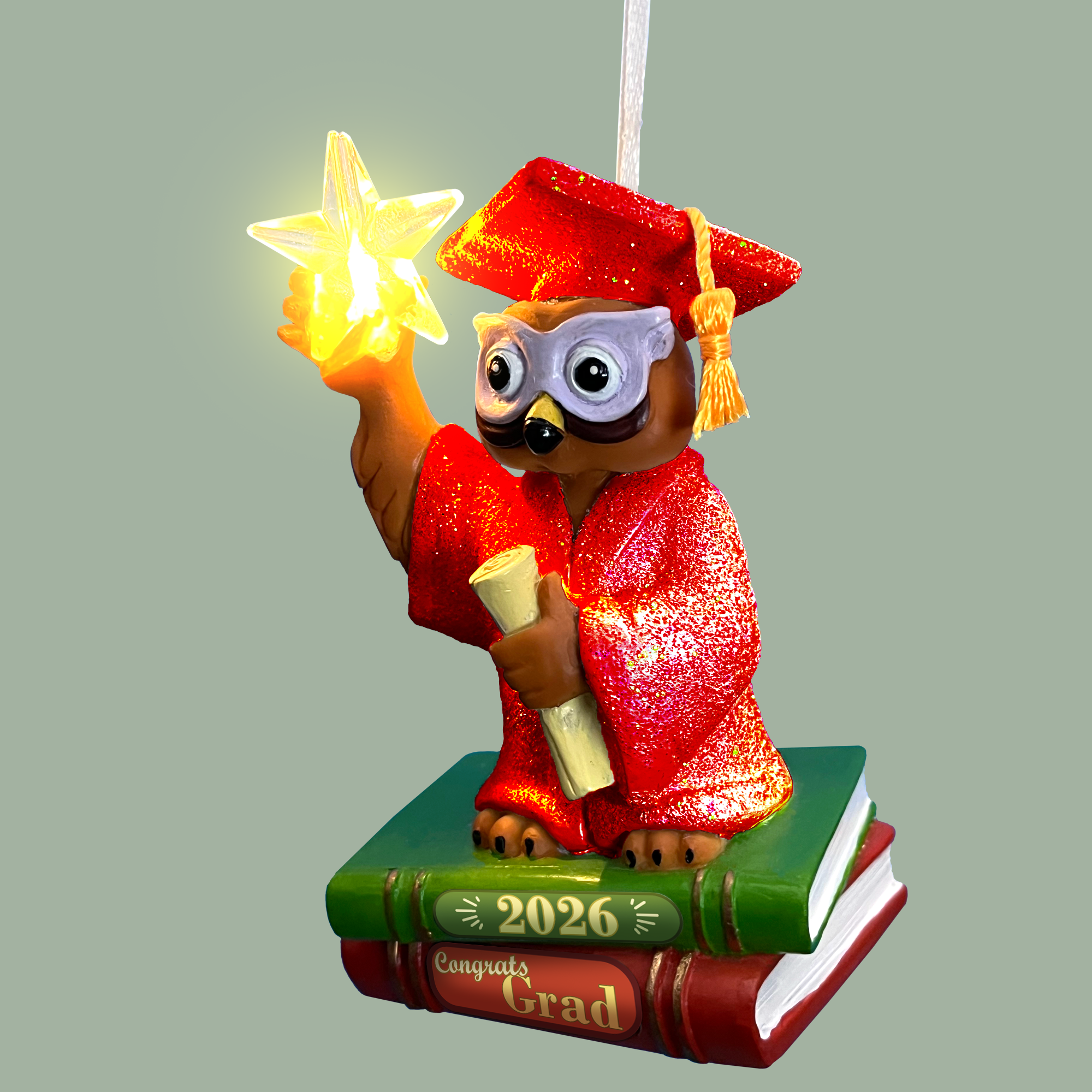 Graduation Owl-2026-3Q Lt-Red.png