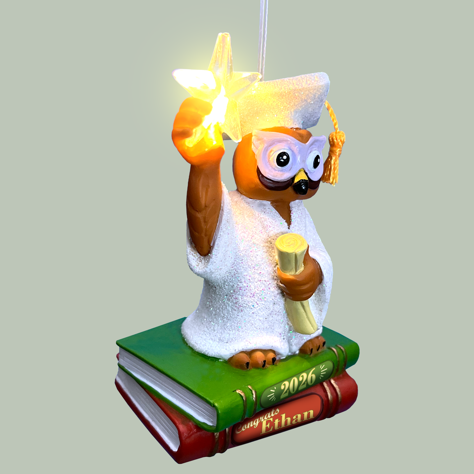 Graduation Owl-2026-Personalized-3Q Rt-White.png