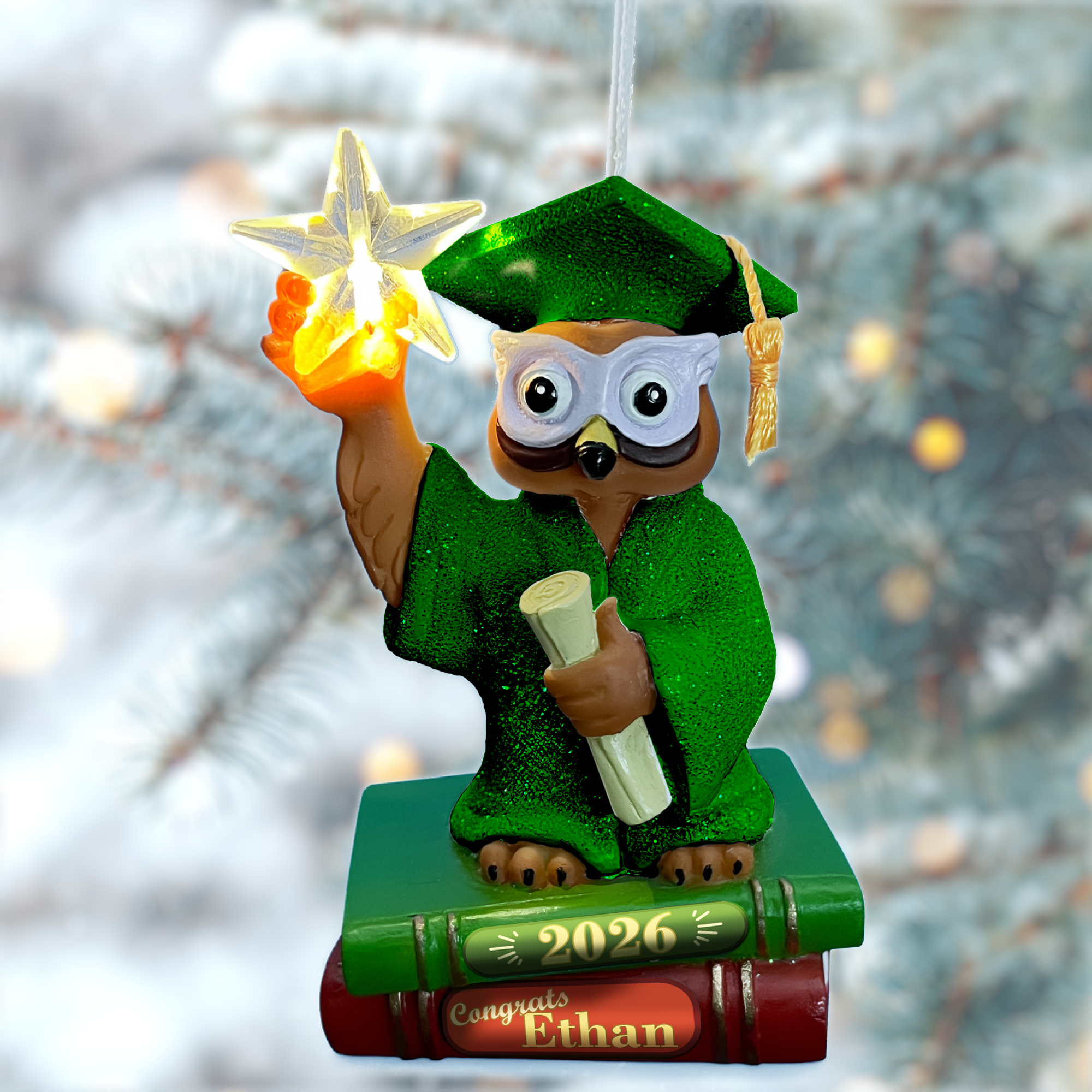 Graduation Owl-2026-Personalized-Front-Green.png