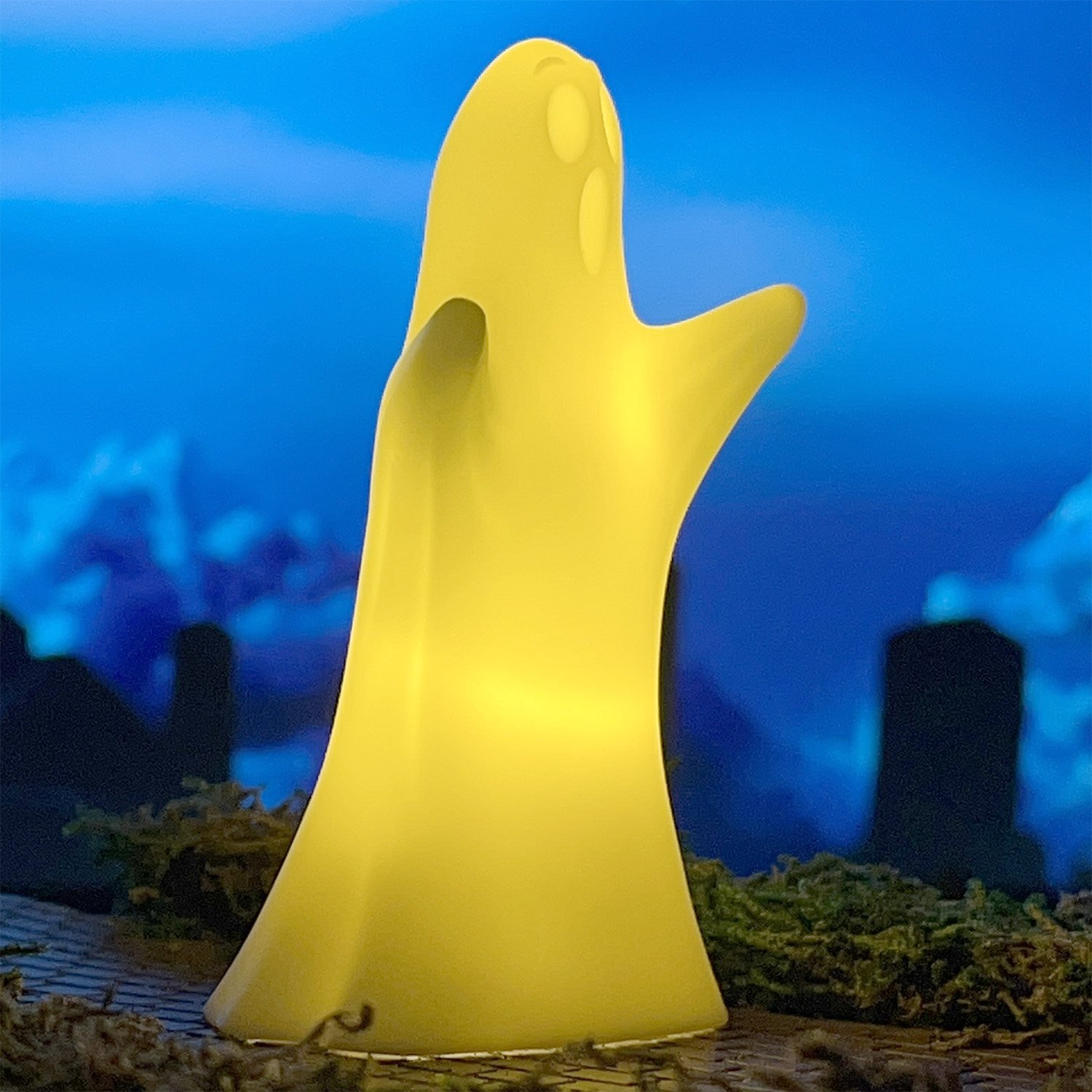 Flaca Ghost glowing Halloween ghost ornament for spooky home décor