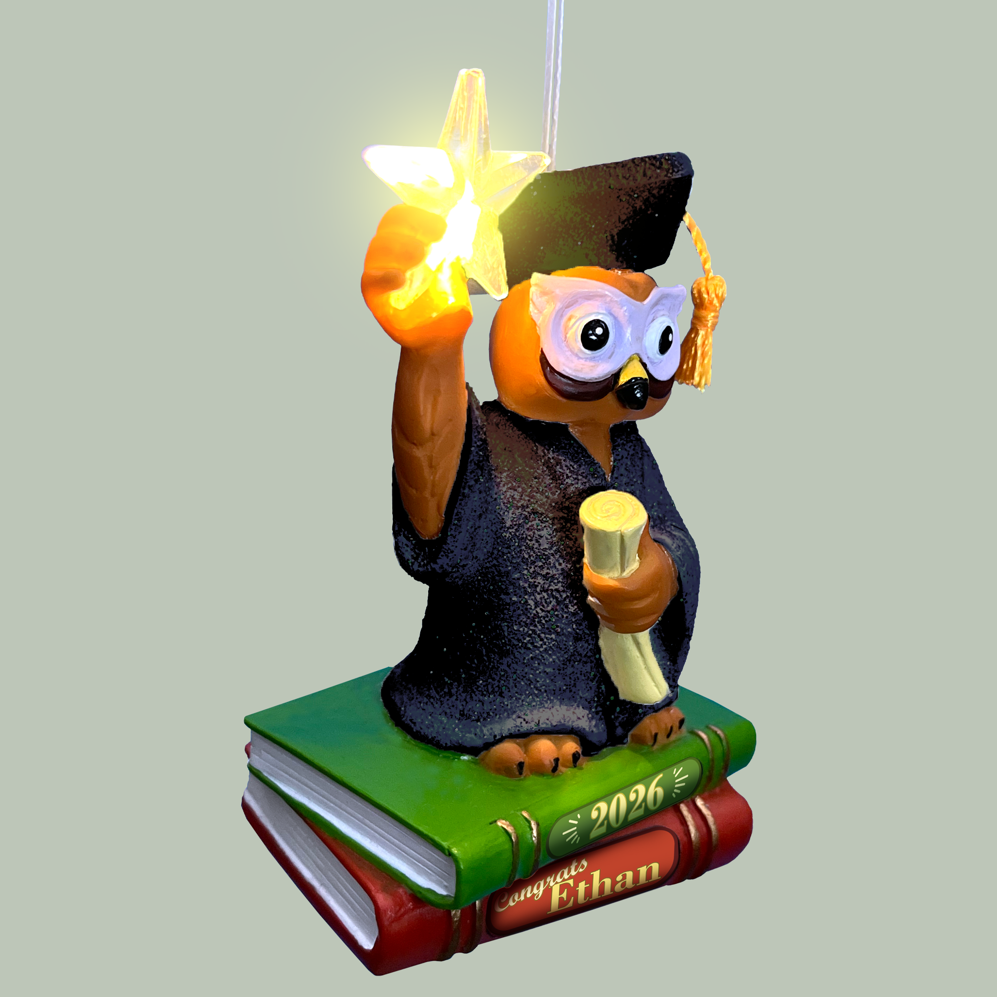 Graduation Owl-2026-Personalized-3Q Rt-Black.png