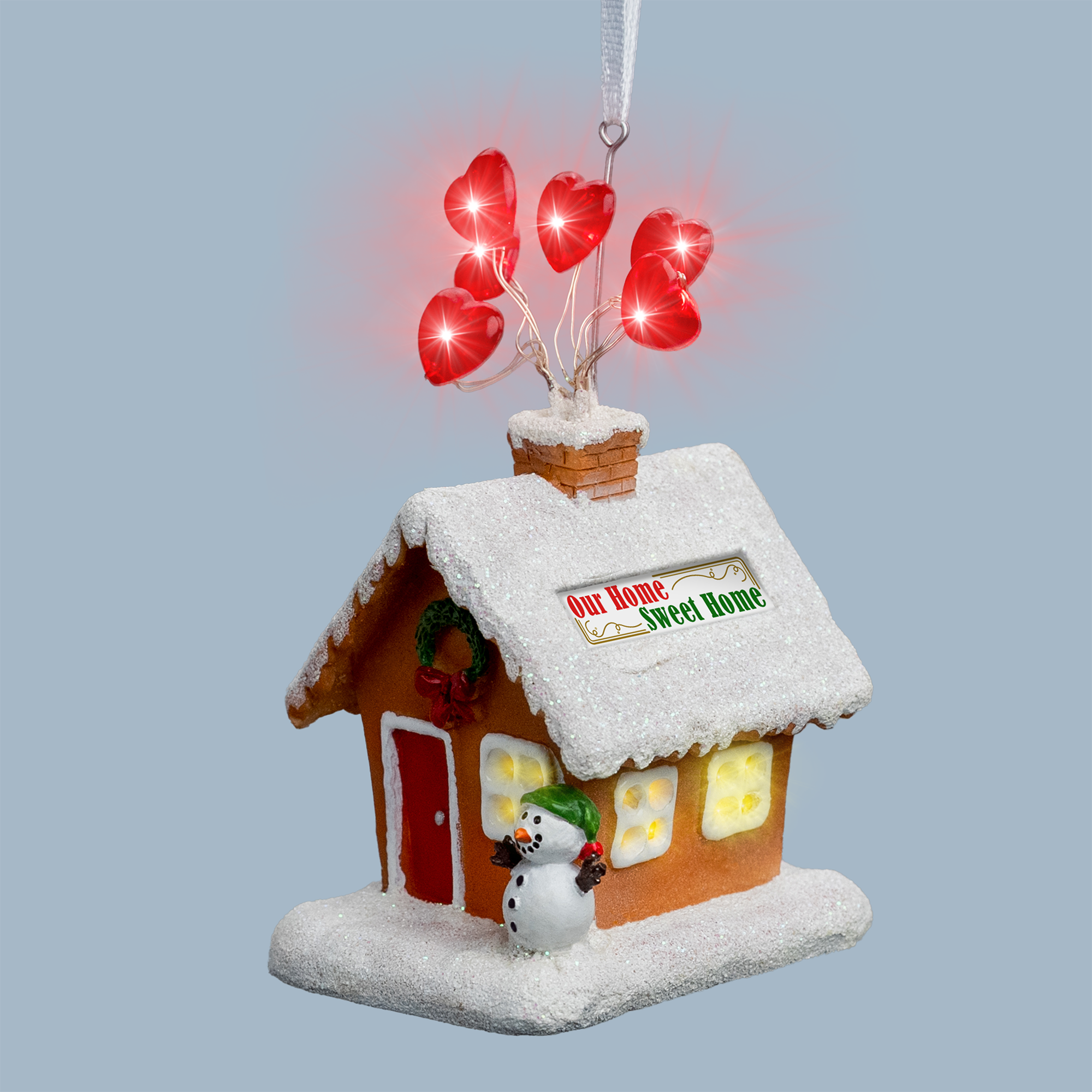 New Home Christmas Holiday Tree Ornament 2026 – Light-Up Decoration First-time Homeowners