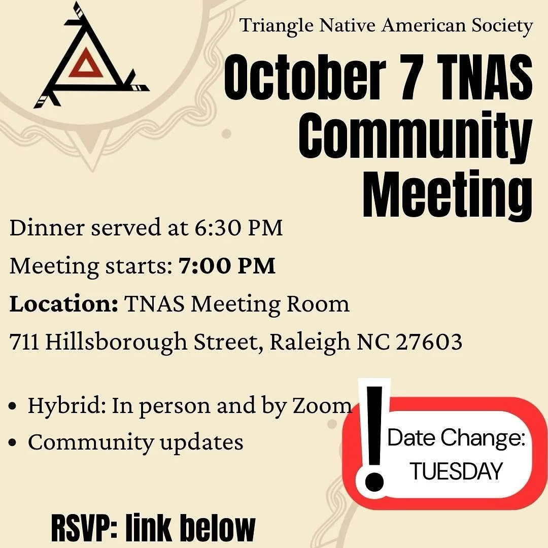 Just a reminder ‼️The TNAS community meeting has had a date changed! We&rsquo;re moving October&rsquo;s meeting to TUESDAY, October 7th