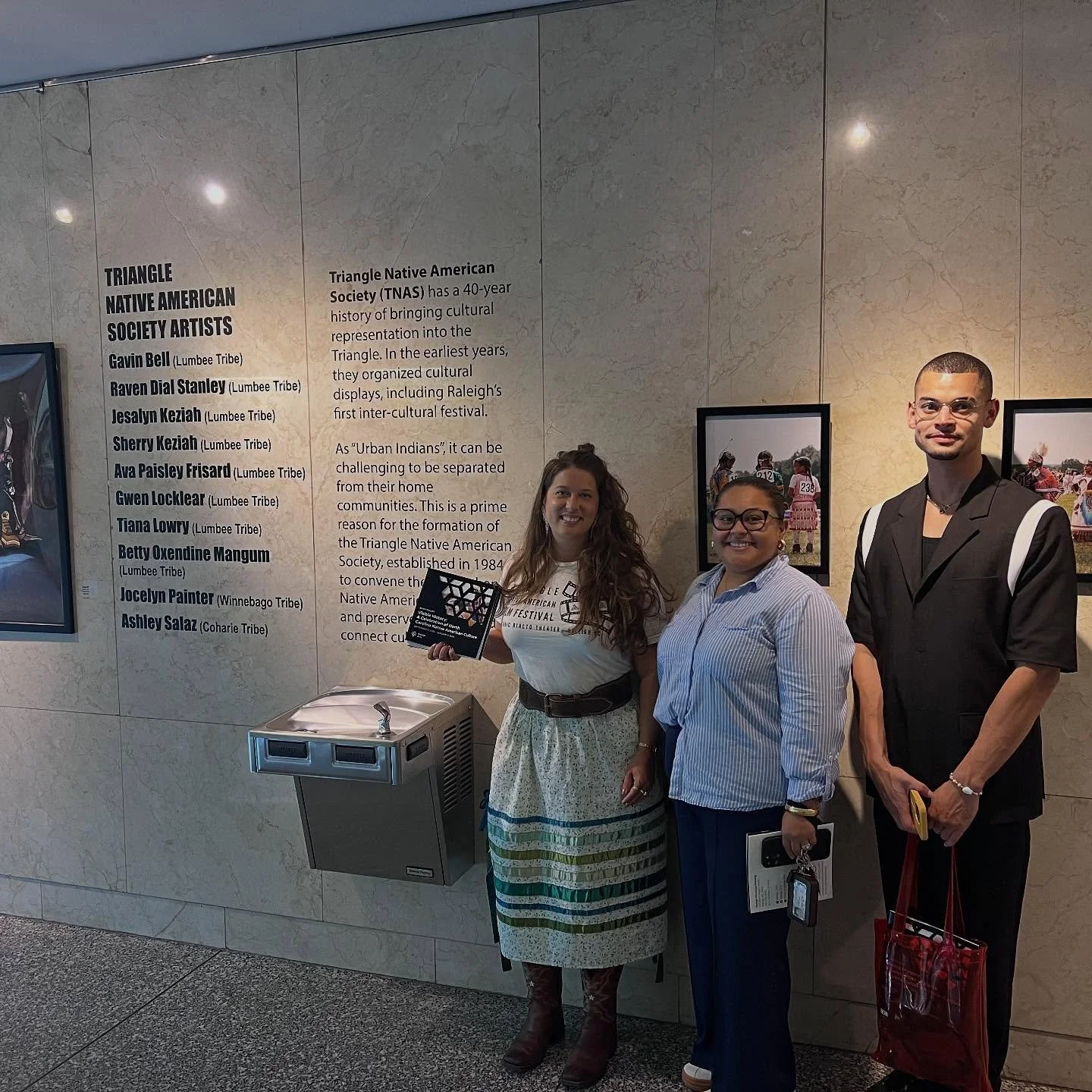 We were happy to partner once again with @raleighgov for their Block Gallery exhibition &mdash; &ldquo;Visible History: A Celebration of North Carolina Native American Culture&rdquo; You can find this selection of Native artist at the Raleigh Municip