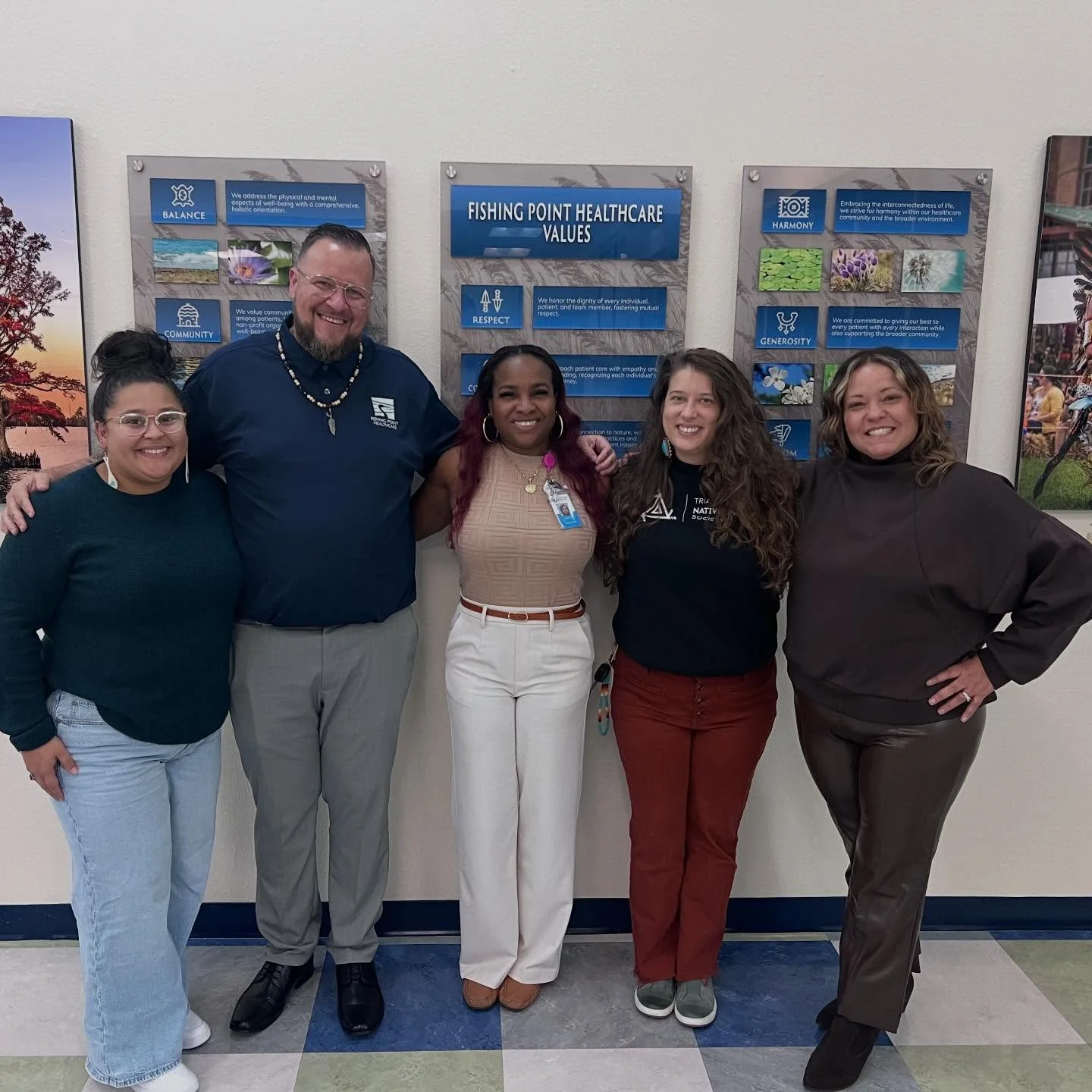 Today, Triangle Native American Society visited @fishingpointhealthcare in Durham, NC. It&rsquo;s owned and operated by the @nansemond_nation and it&rsquo;s a brand new clinic that offers a comprehensive suite of medical services. All health services