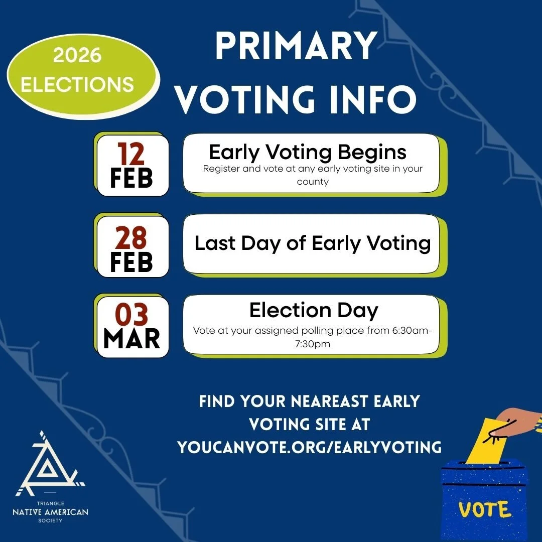 Primary voting begins tomorrow! Vote for local, state and federal officials (US Congress, NC Legislature, NC Supreme Court, County Commissioners, Raleigh City Council and more!) If you need to register &mdash; take advantage of early voting dates. 

