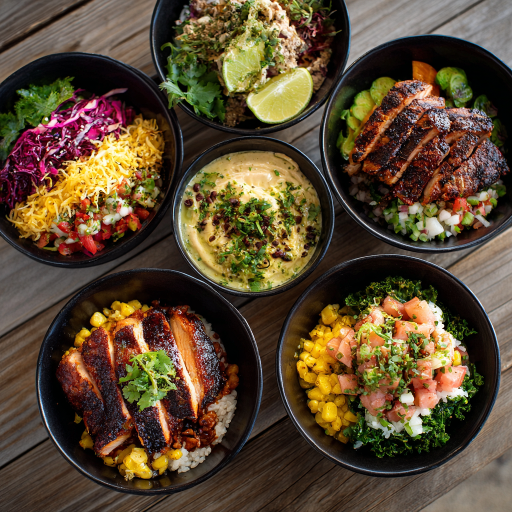 kwatso15_top-down_view_of_five_gourmet_BBQ_bowls_arranged_on__9209b840-f7c7-407a-bb4a-7cdef8cef619_3.png