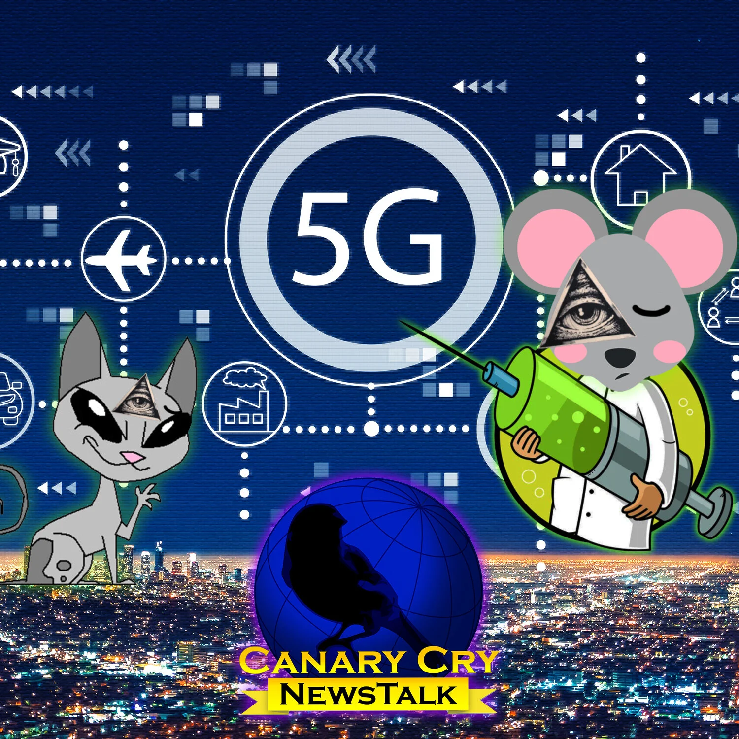 199: Hybrid Mice, Cat Conspiracy, Whack-chin &amp; Five Gee!