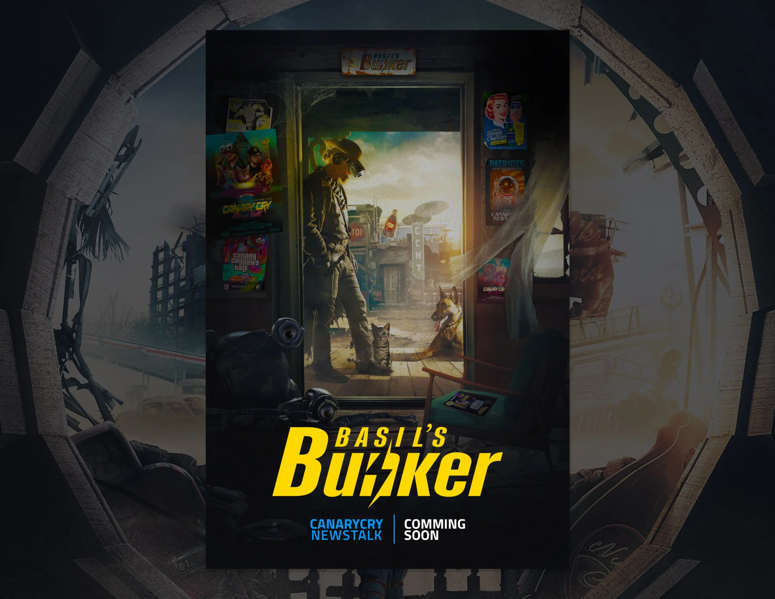 Basil's Bunker! Time to get off the Grid, Get close to God, and Get a Grip!