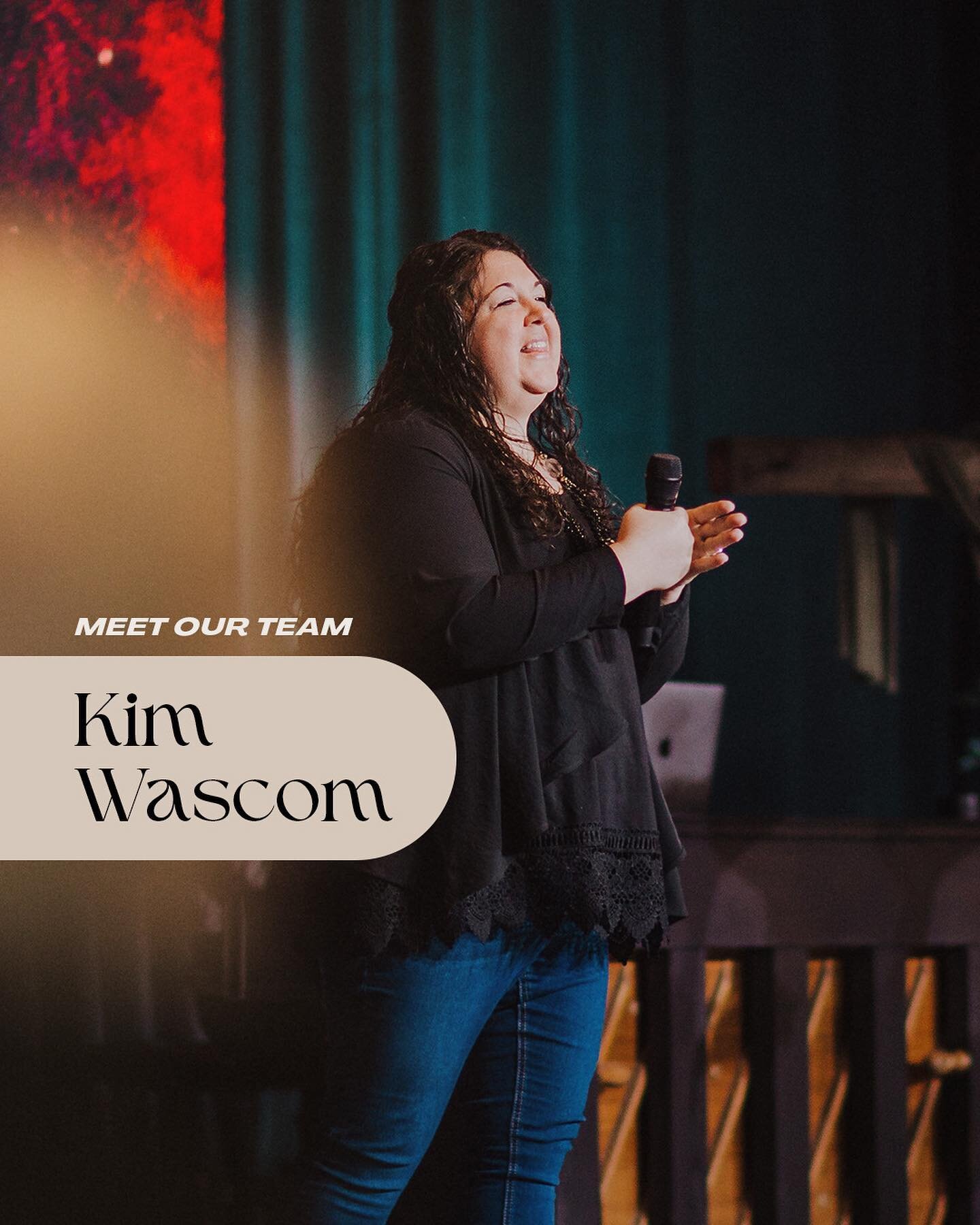 Meet Kim! 👋 Kim Wascom has been part of Conduit Church since Spring 2012. She&rsquo;s beyond grateful to serve alongside a team that loves Jesus and desires to authentically and simply worship Him in Spirit and Truth. 
It is a pure joy to have her i