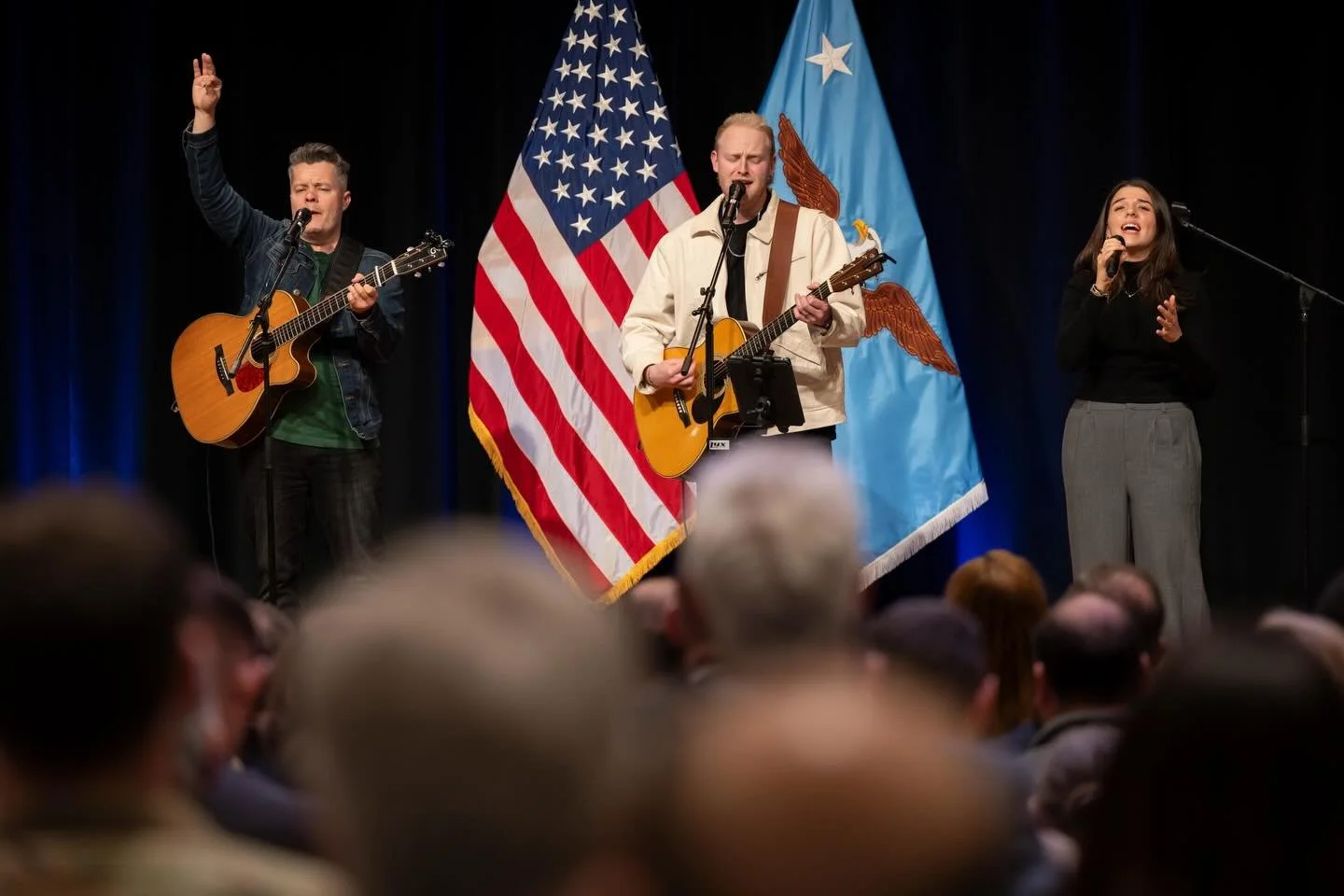 We are still in awe of our worship team getting to lead worship at the Pentagon. So thankful for the opportunity, the people, and what God is doing in our nation right now. His presence is moving!