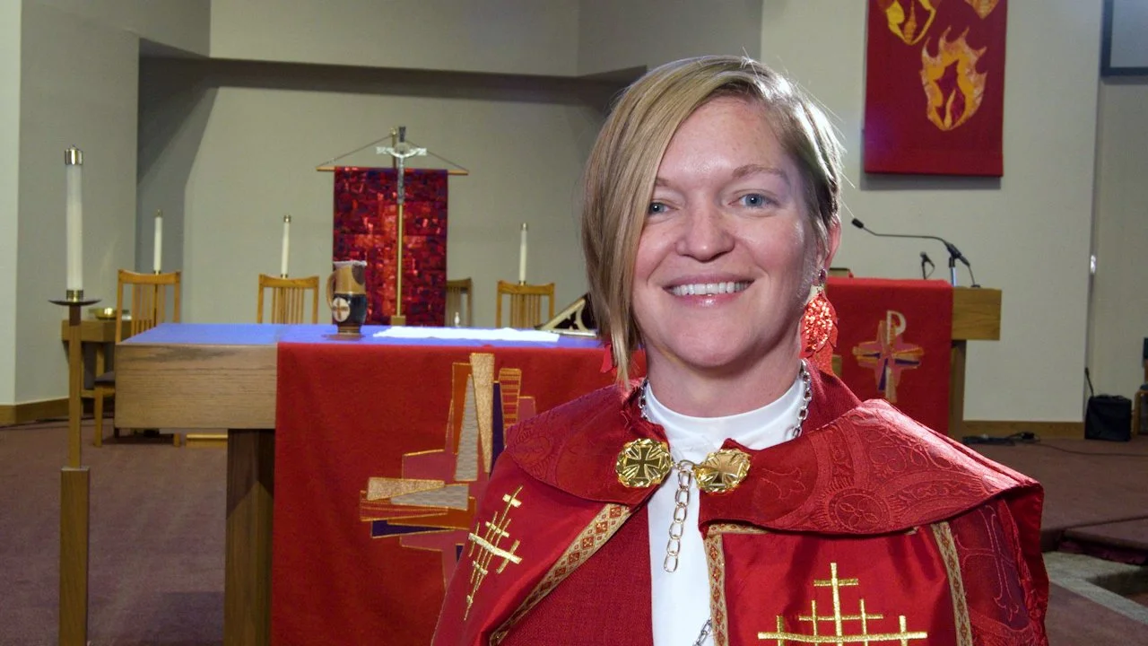 Newly installed Bishop Becca MIddeke-Conlin