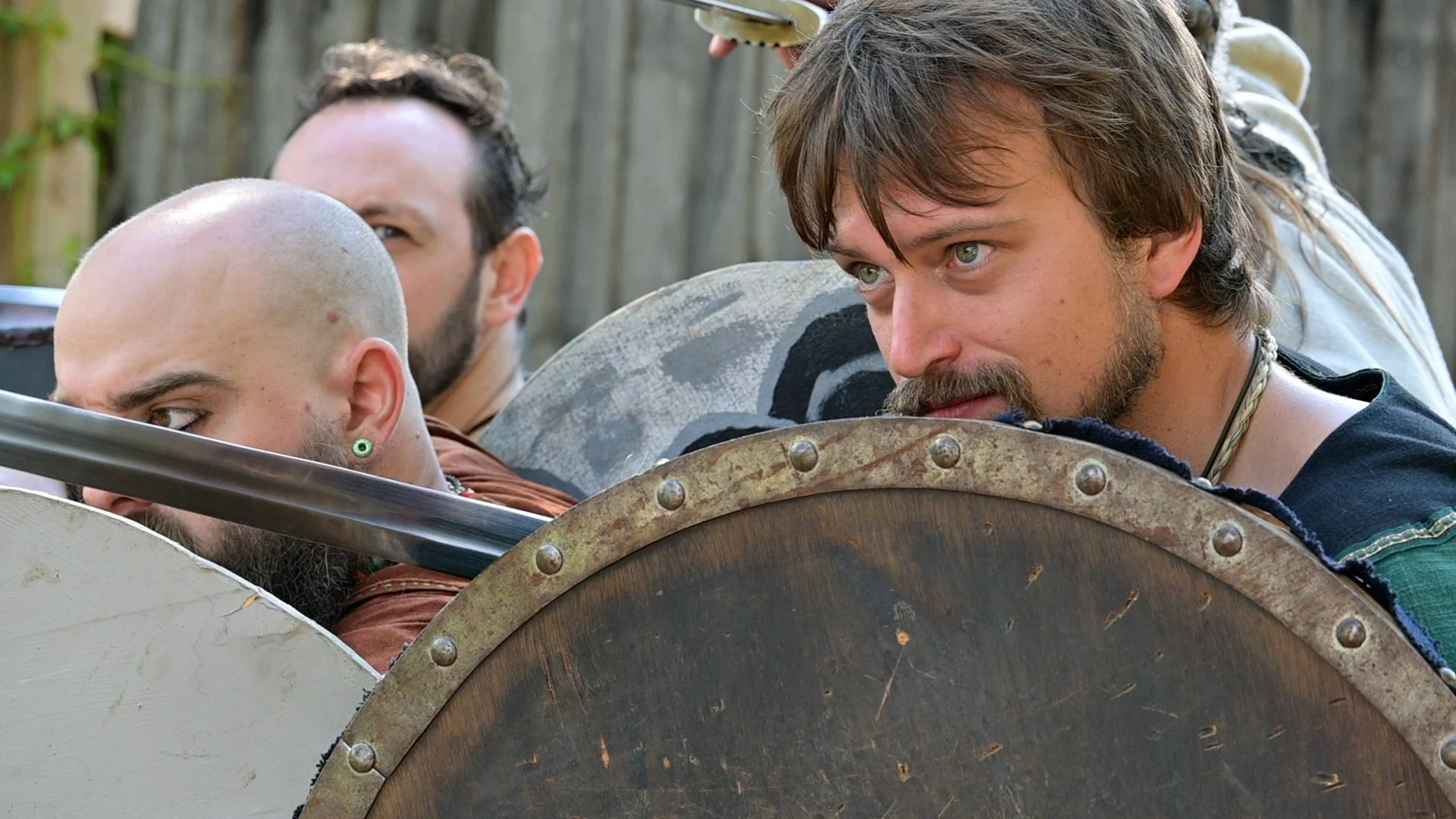 Viking warriors defend themselves - Minnesota Renaissance Festival