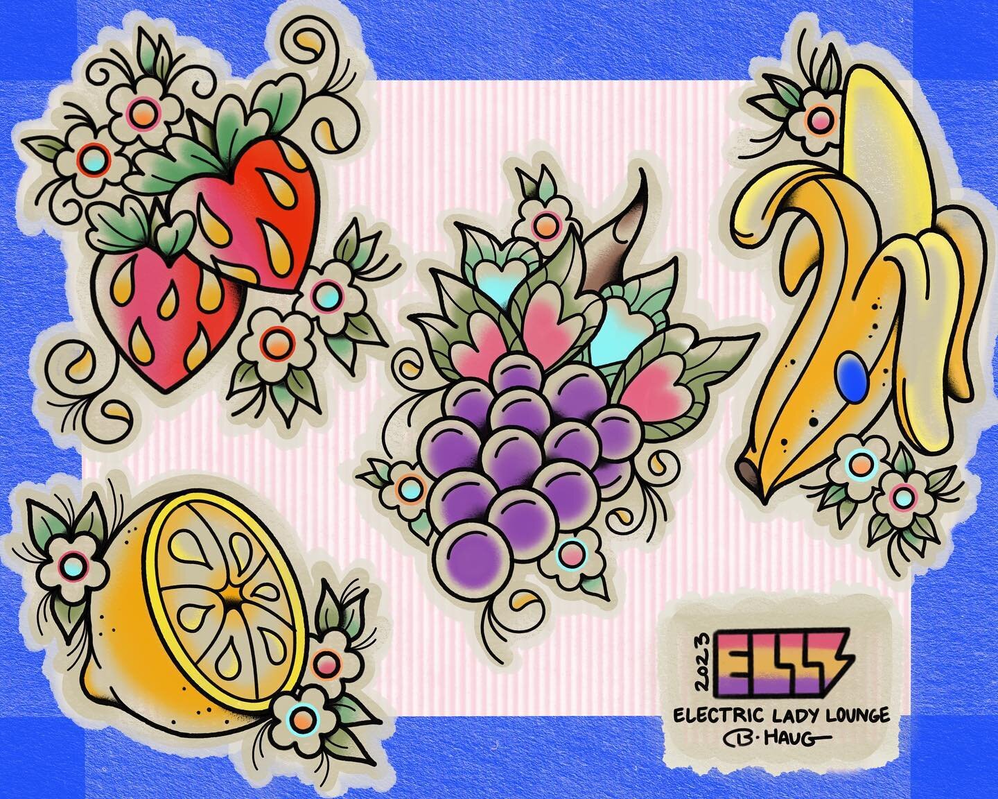 🍇AVAILABLE🍌DESIGNS🍓

Would love to tattoo any of these fruity babes! Submit a form on the website to book. Available with or without color.

#tattoo #tattoos #fruit #fruittattoo #kankakeecounty #kankakeetattoo #bradleyillinois #illinoistattoo #chi
