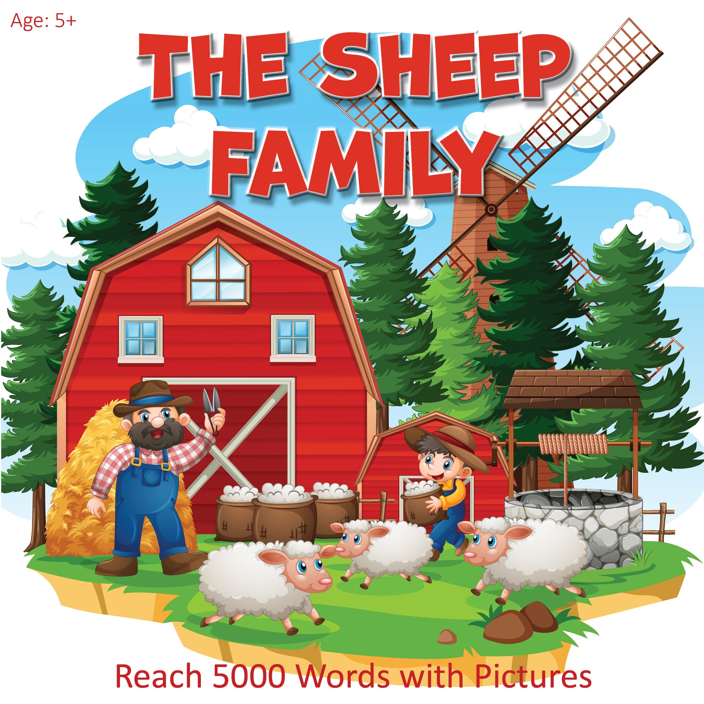 boy, farmer, hat, hay, well, sack, shear, sheep, sleeves, wool, apron, beard, boot, river, knot, maid, pants, pine