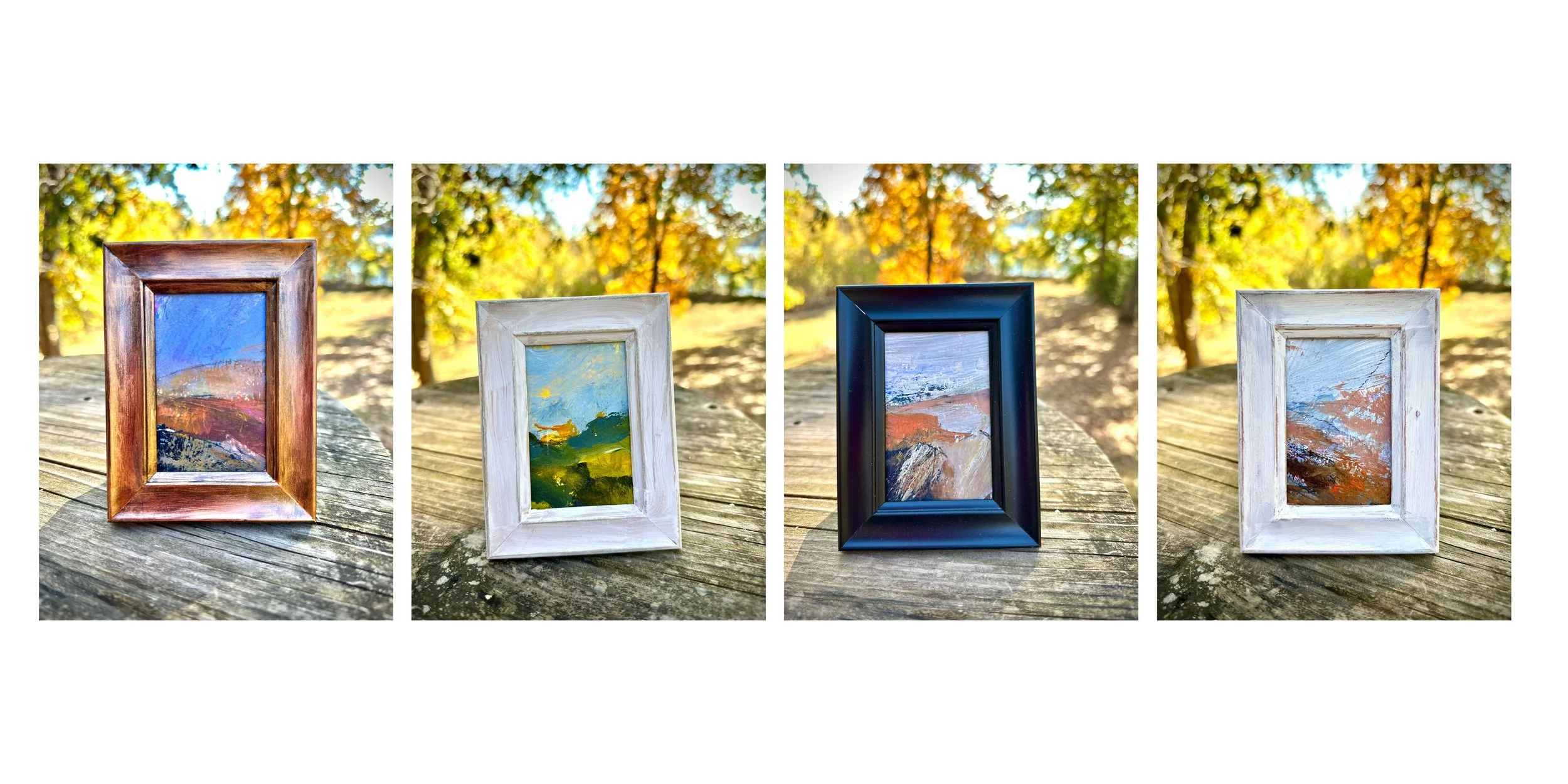 Itty Bitty Abstract Landscapes!
