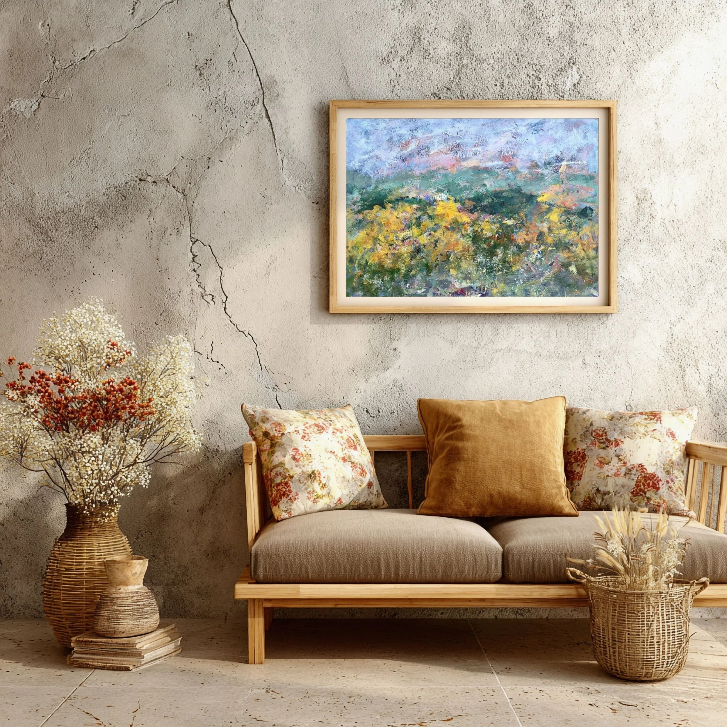 The Tonic of Wildness - Original 24x18" Abstract Landscape Painting