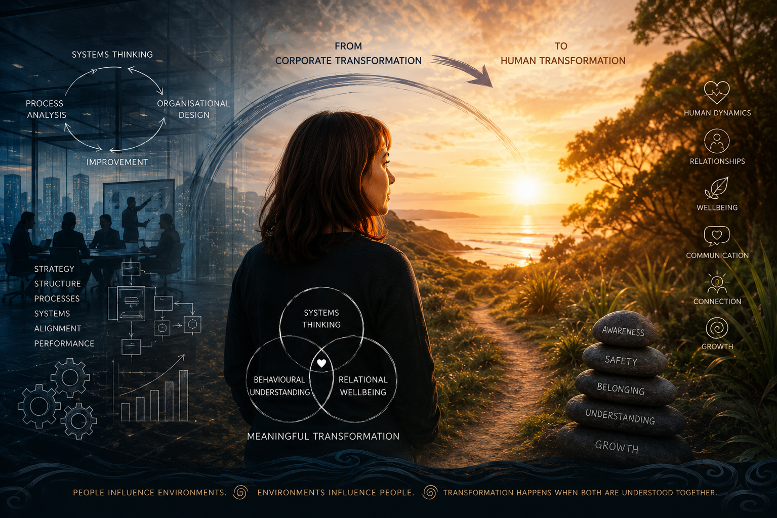 From Corporate Transformation to Human Transformation