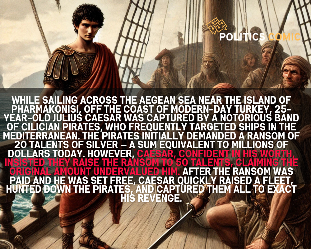 Caesar was kidnapped