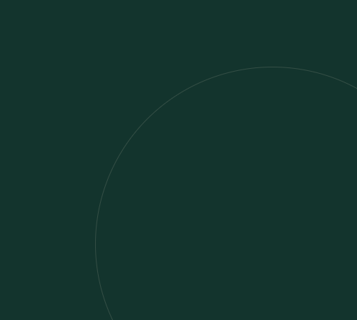Dark green background with faint circular lines.