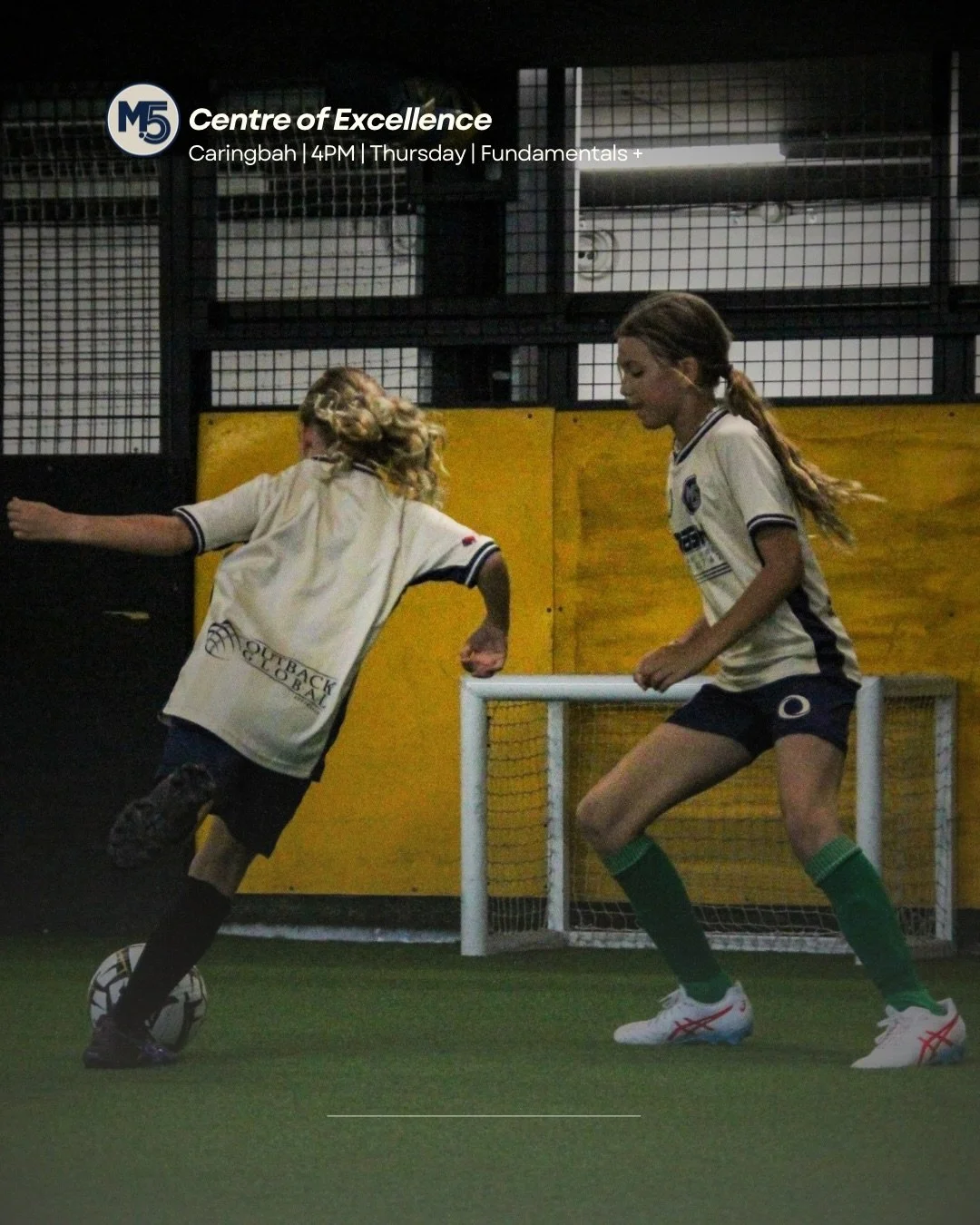 Class: Thursday 4PM &mdash; Girls Fundamentals +

Girls. Football.
Fun.