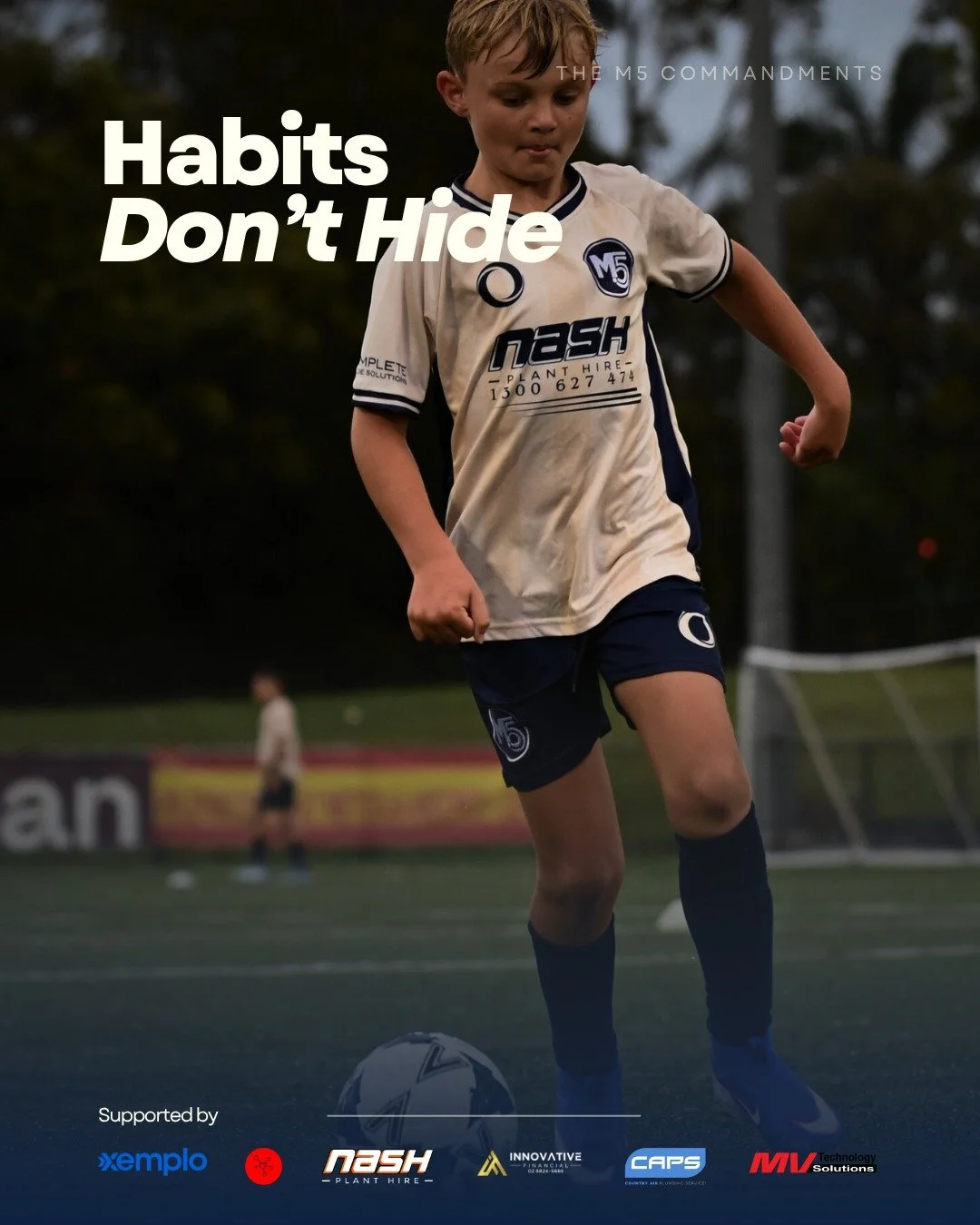 Under pressure, habits speak.
Make yours loud.
