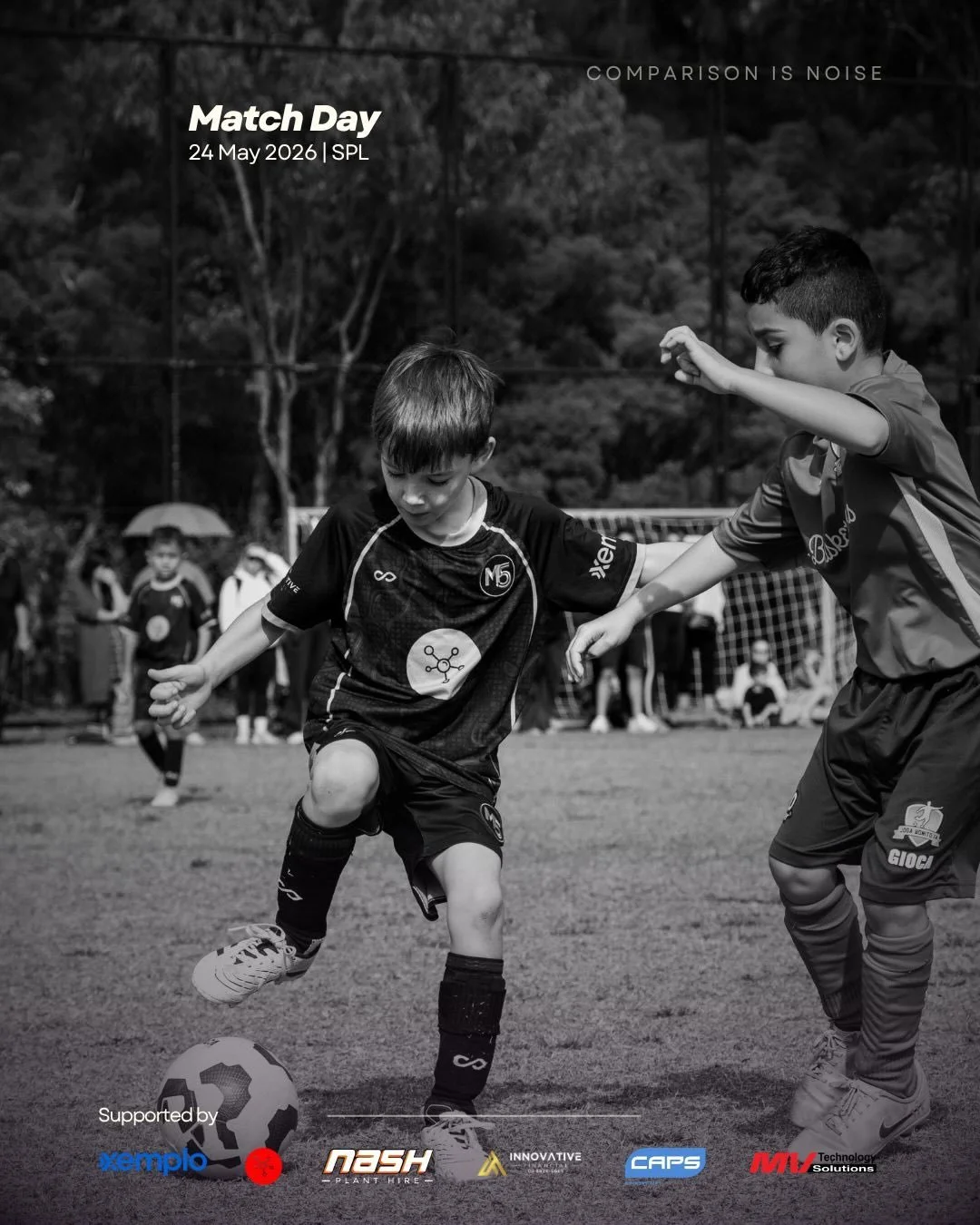 Your body language is your mindset showing.
It&rsquo;s black and white.
___
&diams;︎ Comparison is Noise
@sydpremierleague 
@cikersaustralia 
@oscar.visualss