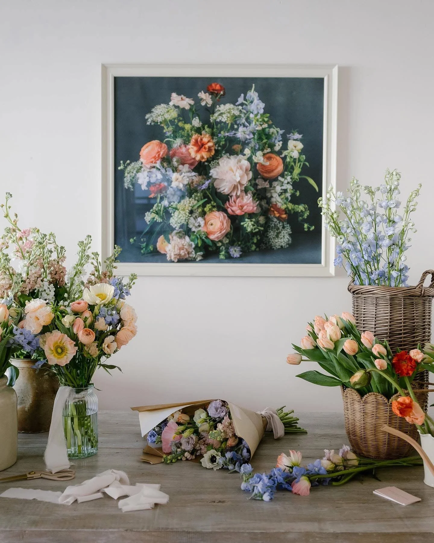 Summertime, 2021 Flower shop in UK