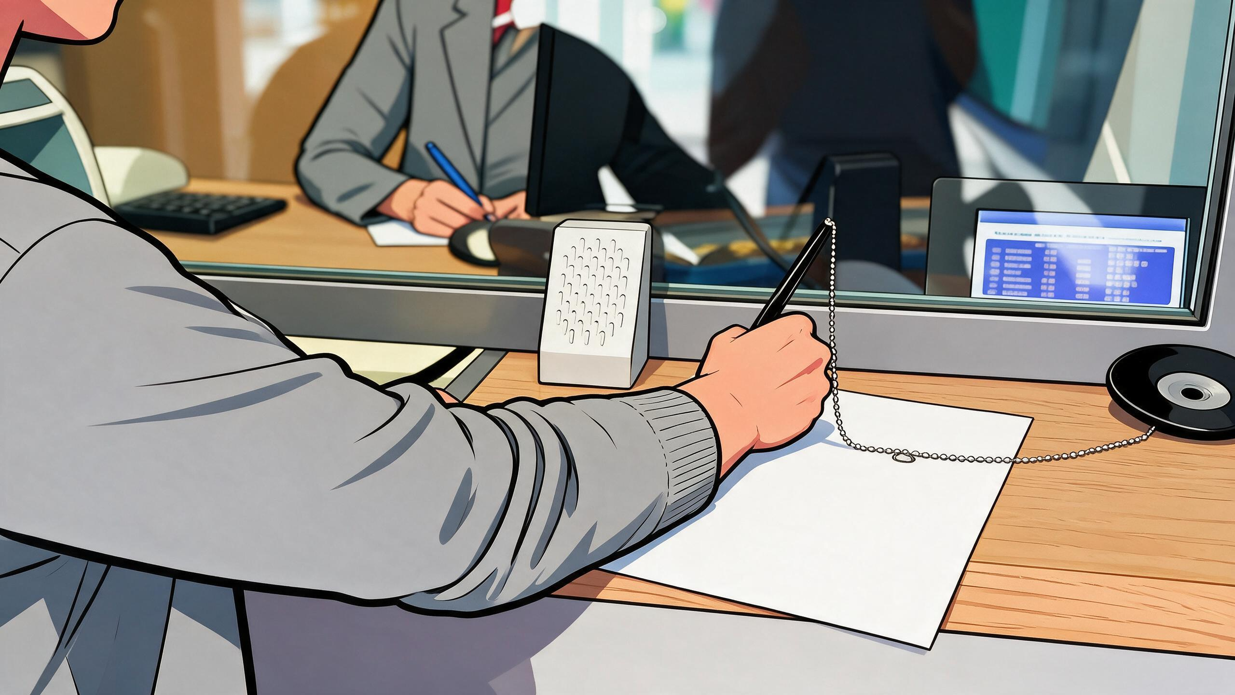 The Chained Pen Problem