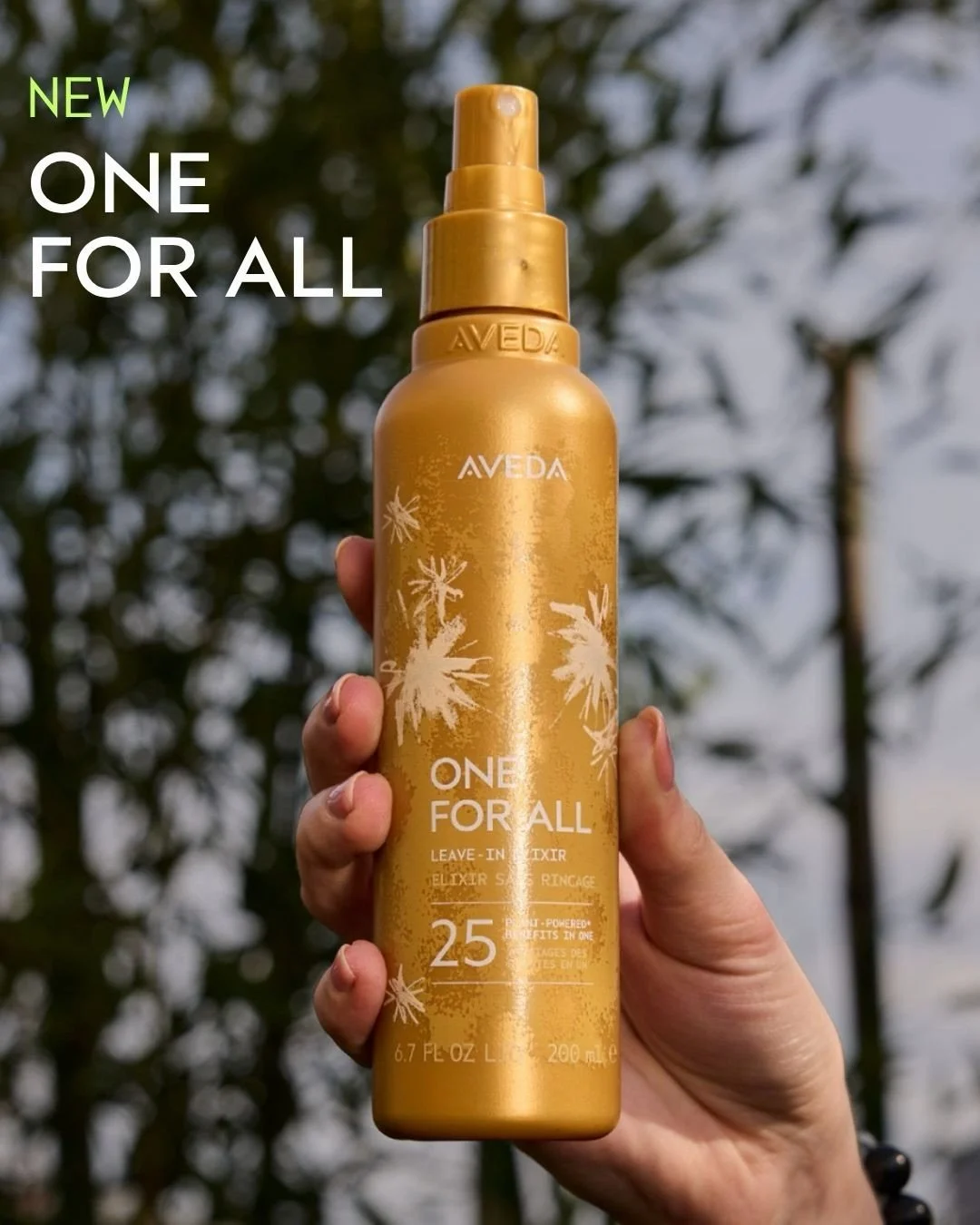 Meet the one you&rsquo;ve been waiting for ✨your NEW salon multitasker, created for every guest behind the chair!✨

@aveda NEW One For All Leave-In Elixir helps prep, protect, and perfect every guest&rsquo;s hair with 25 lightweight benefits in one b