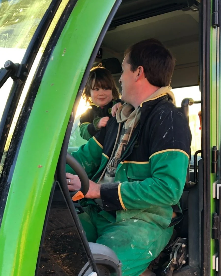 Making him quake in his wellies with looks like this since 2016. She&rsquo;ll be running the joint before long. 

Matching @johndeere overalls - what a vibe 👌