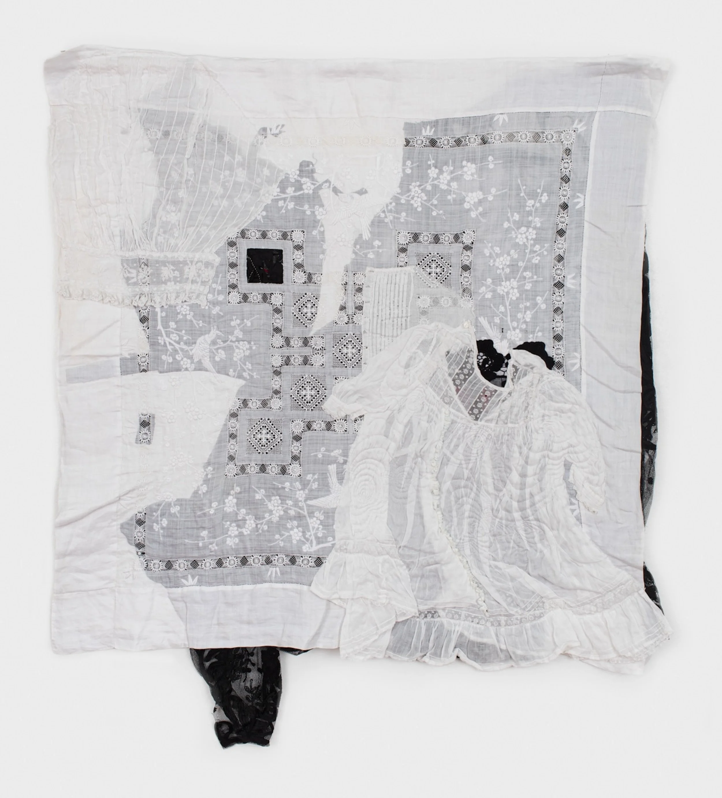 Erin_Daniels_Healing Sutra:The Shadow.1_2024_Hand stitching, Vintage textiles_36%22X36%22_NeighboringStates.jpeg