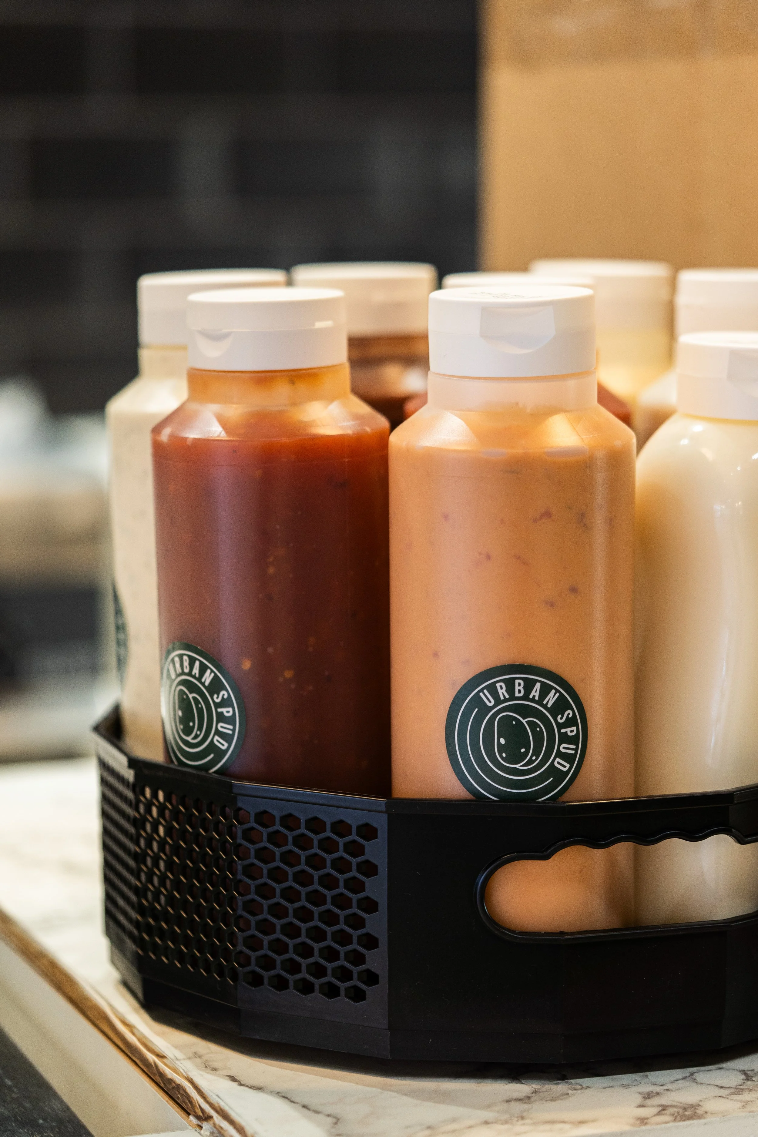 Urban Spud Loughborough sauces