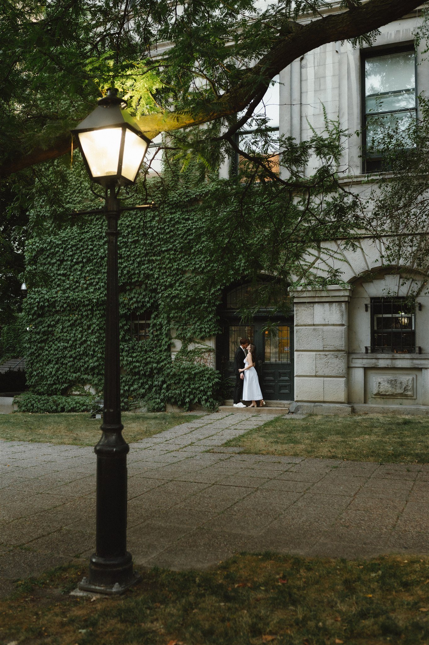 Engaged couple Montreal