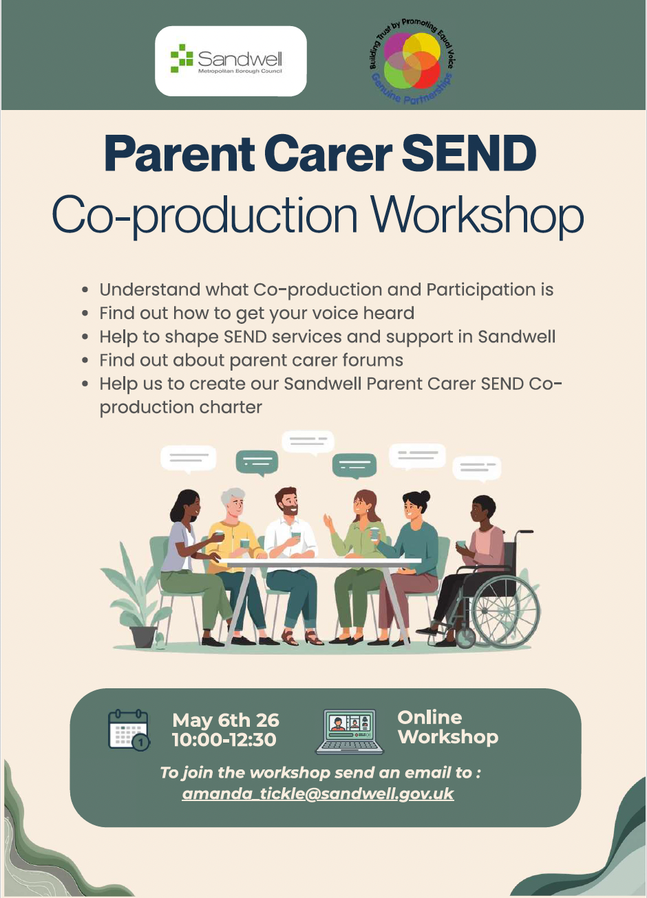 Parent Carer SEND Co-production Workshop