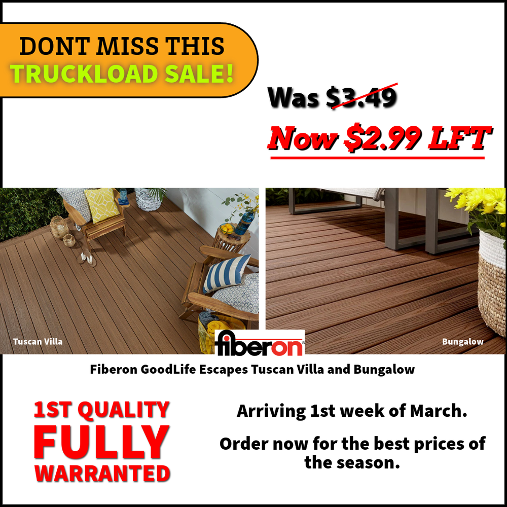 Timbers Discount In Stock Deck Special — Timbers Discount Building Products