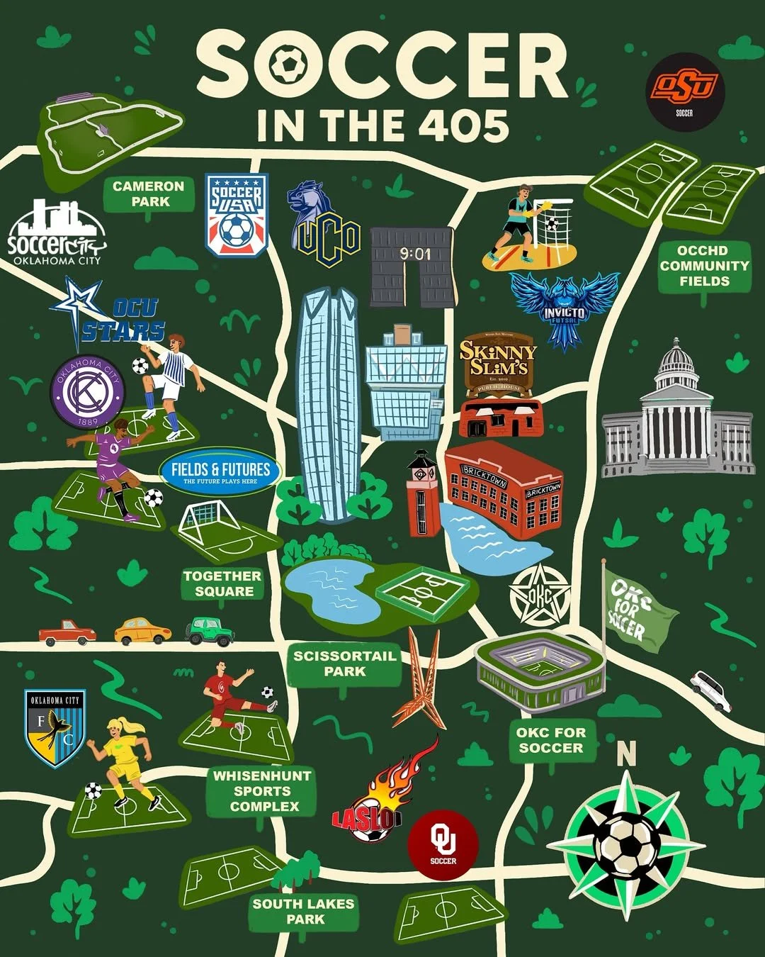 We love Soccer. We love Maps. We really love Soccer Maps ⚽️🗺️To celebrate 405 Day in Oklahoma C.jpg