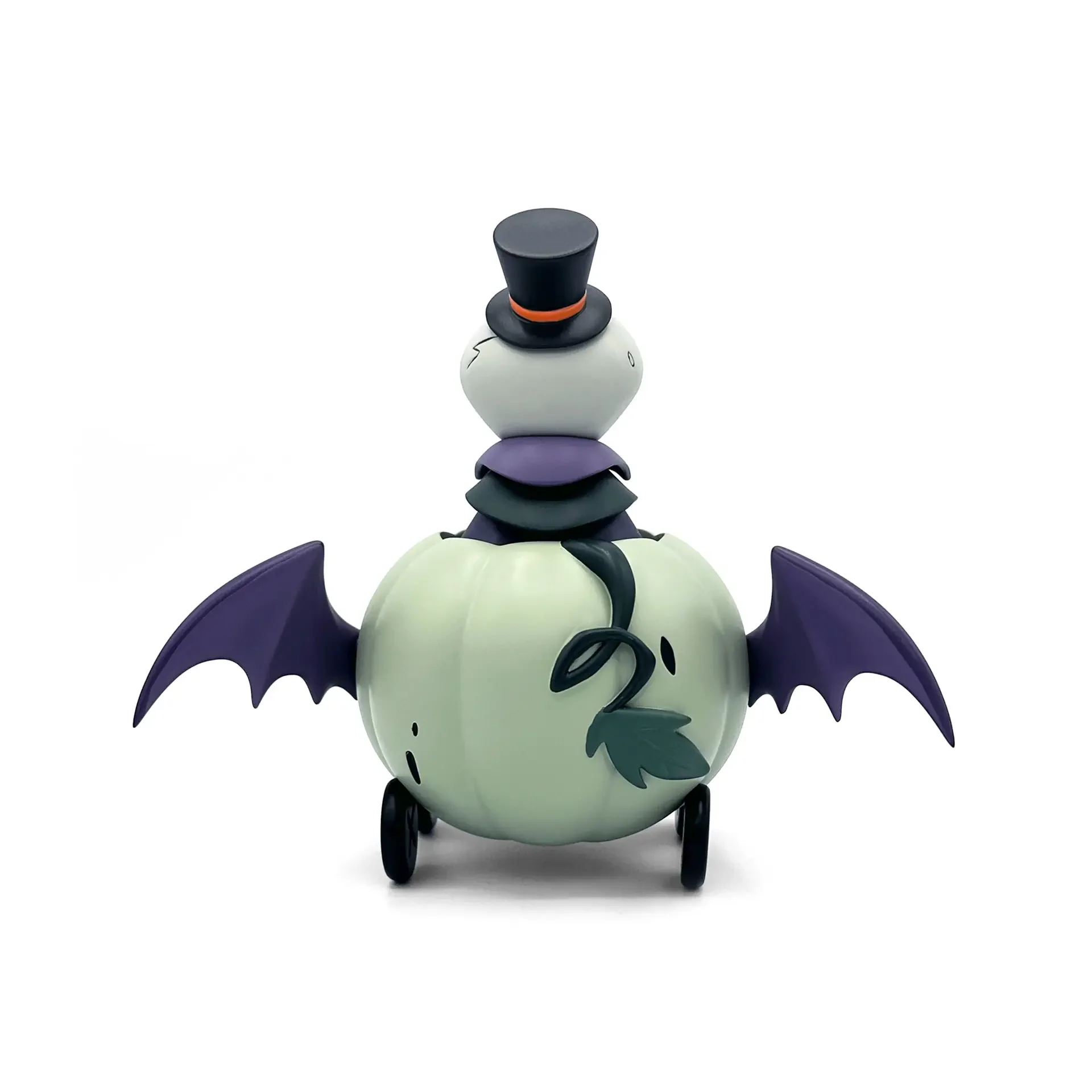 Stephanie Buscema Nigel the Necromancer Corny Cruisers resin art toy, rear view showing bat wings and vine detail