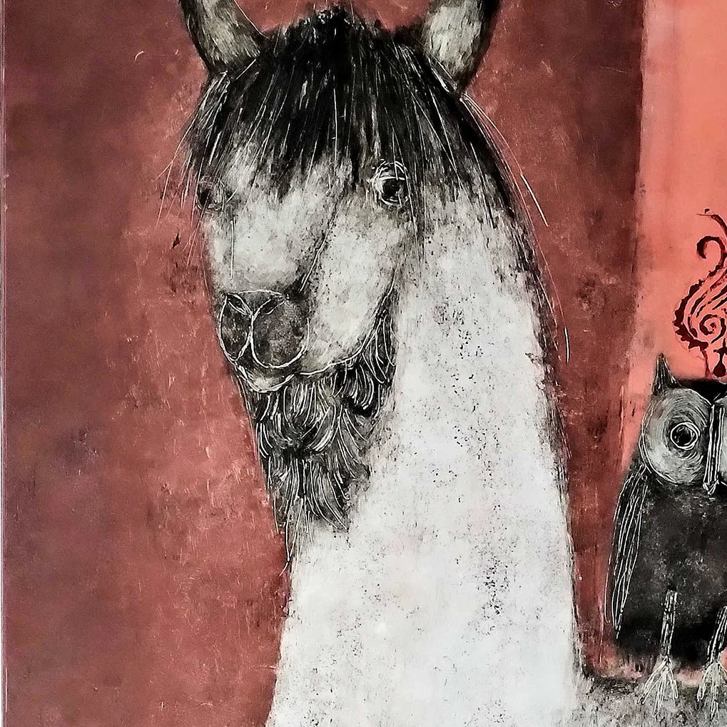 Llama and Owl