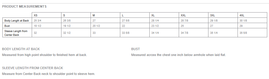 womens soft shell jacket measurements