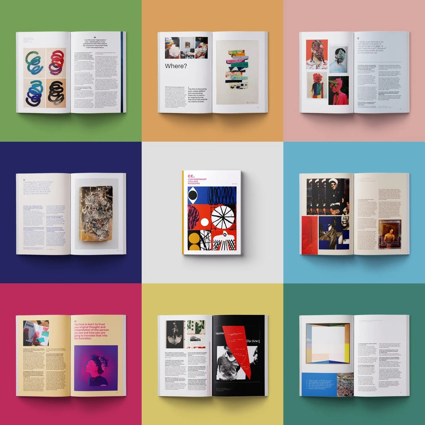 Our third printed issue is packed full of inspirational work and insightful interviews with a diverse range of amazing collage artists.
We’ve been working incredibly hard on this issue and we're proud to bring you a magazine that celebrates th