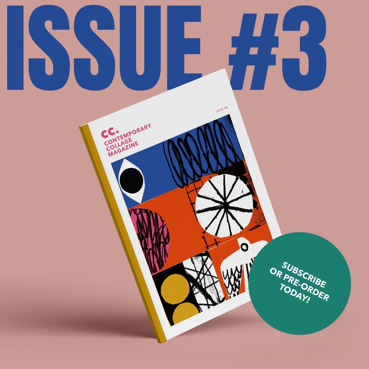 Our third printed issue lands in just a few weeks time. It's packed with great interviews and collage from a host of inspirational collage artists.
Pre-order your copy before the 1st December and you'll get 10% off the cover price and a FREE signed