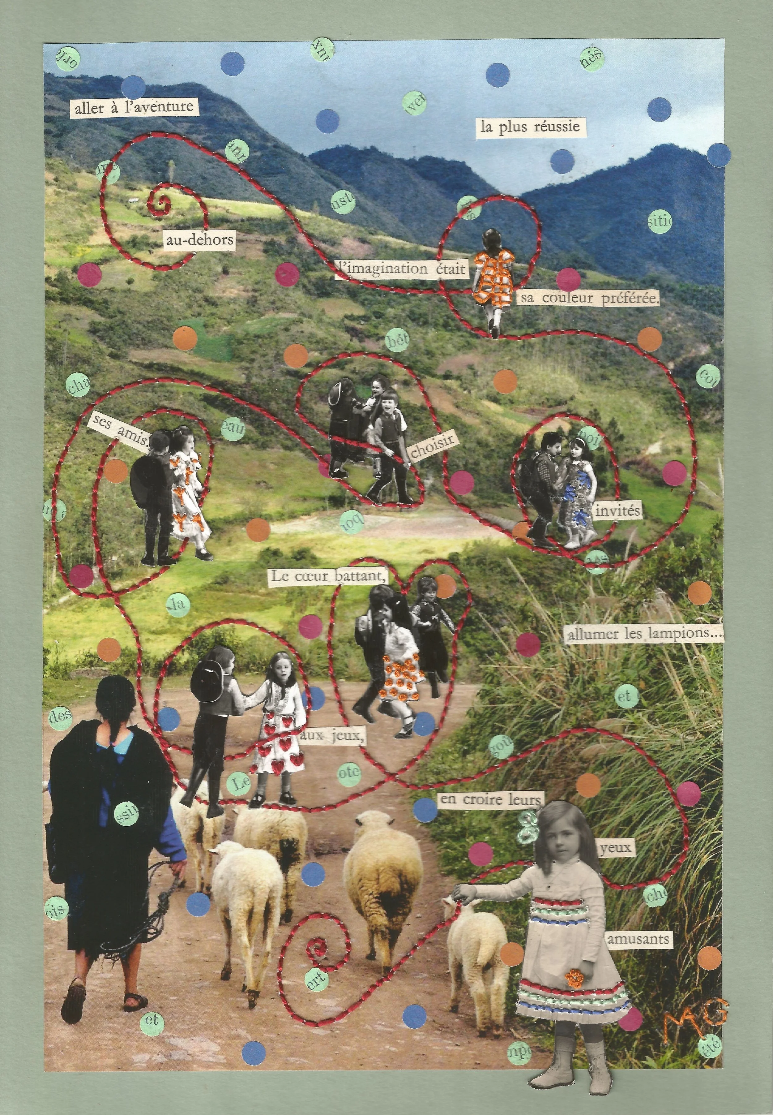 Marie-amelie Guichard • Imagination Etait Sa Couleur Preferee • @lilicollage