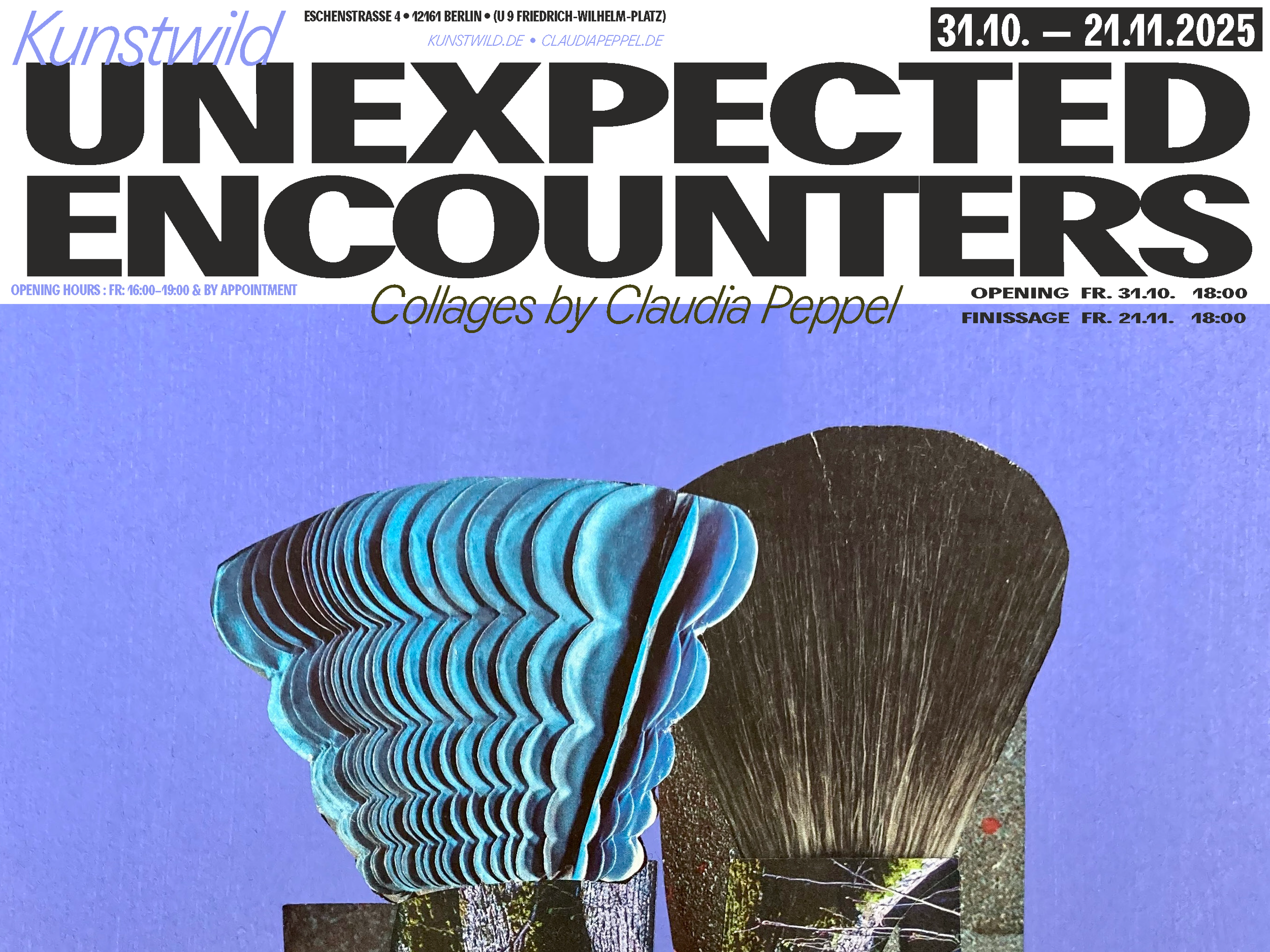 Unexpected encounters: Collages by Claudia Peppel