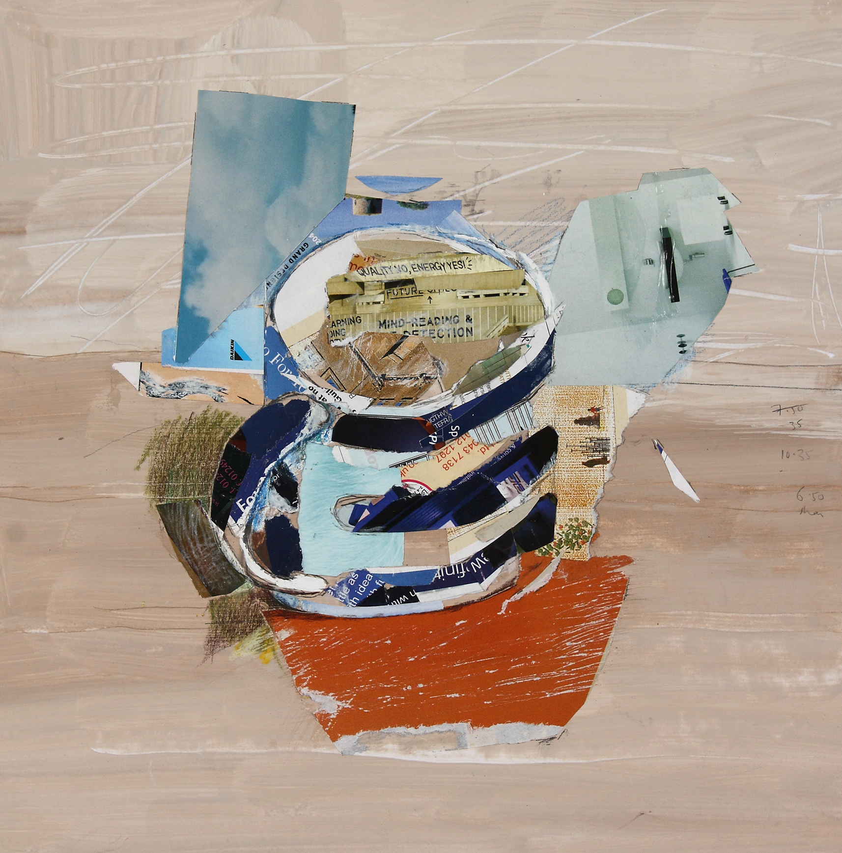 Blue and White Stripes