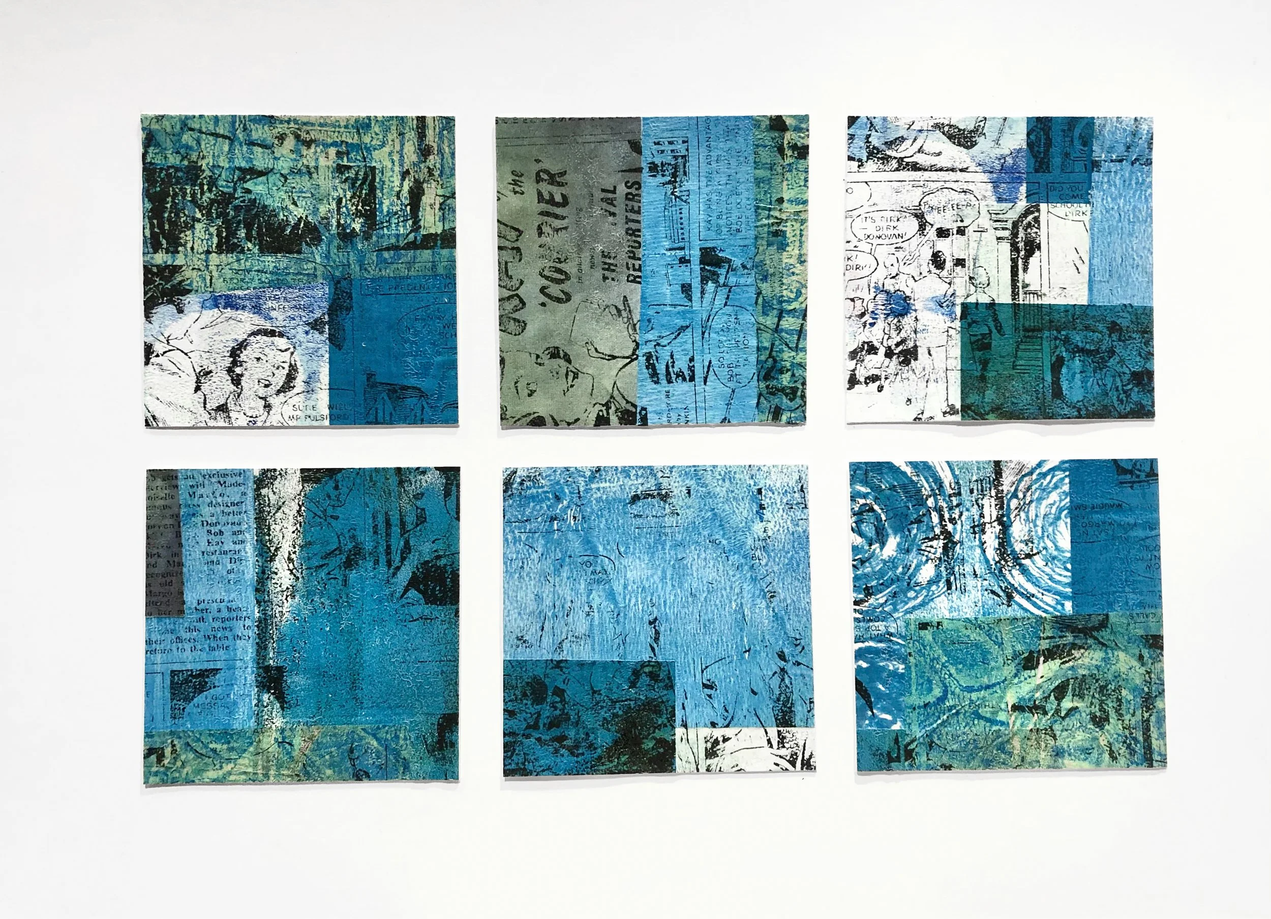 Comics in Blue • Brittany Burton • @brittanylopezburton