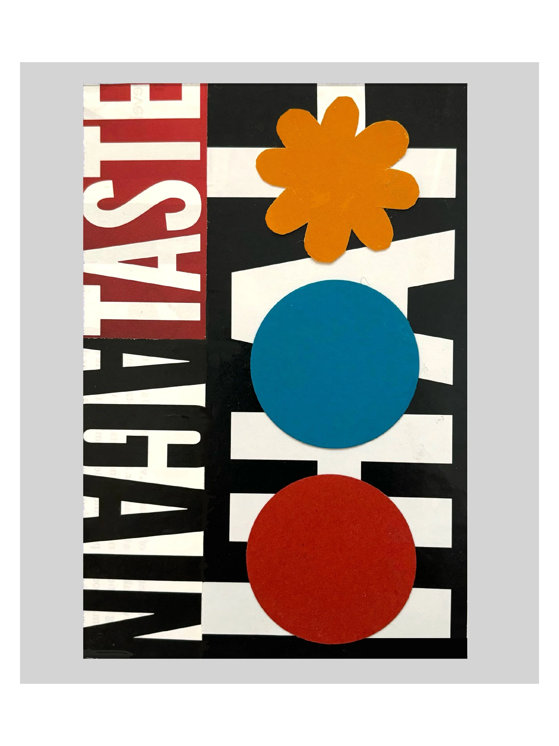 STOP AND GO GIRL •  Barbara Kirkaldy • @cutandtorn.papercollage • 