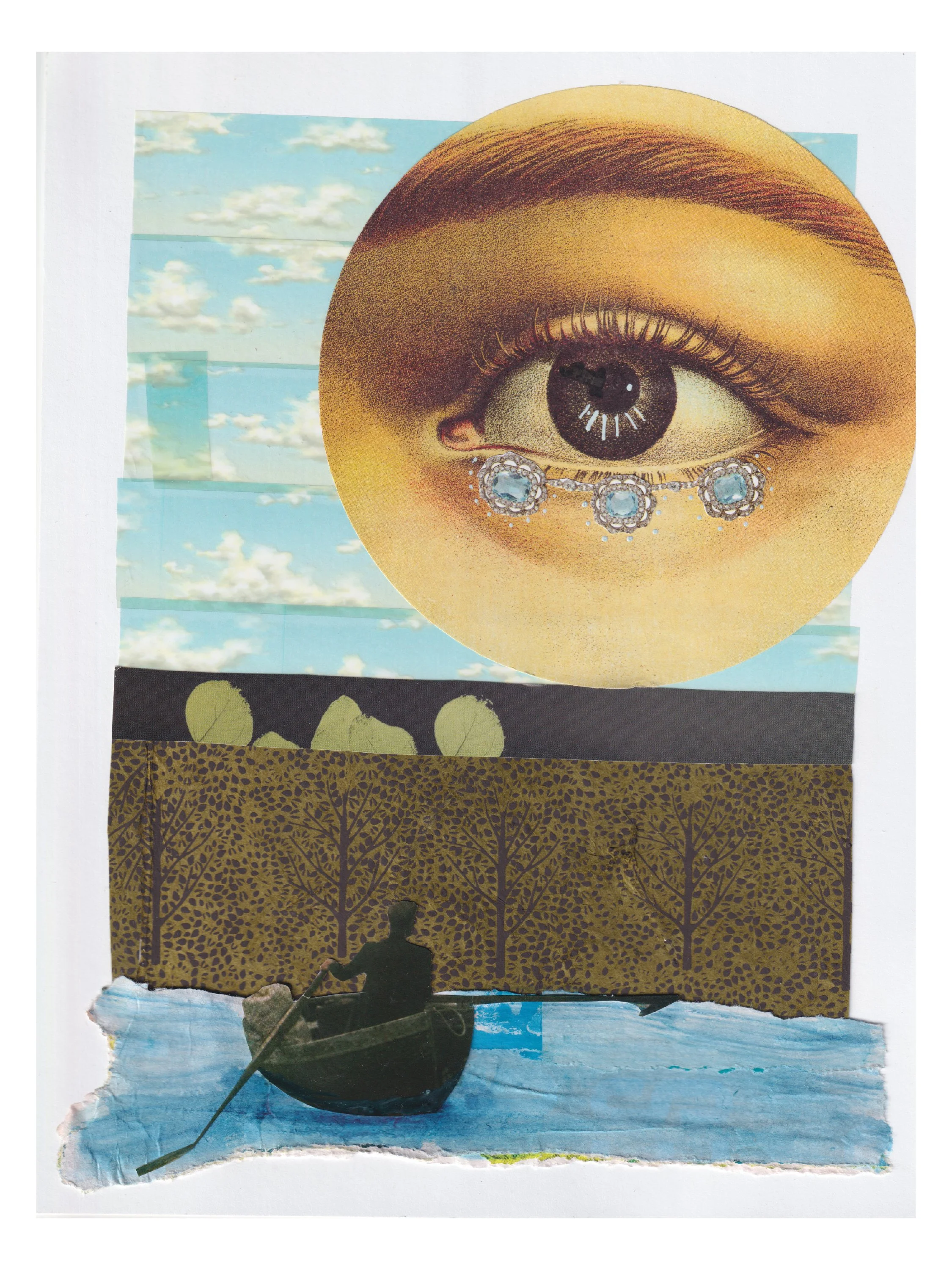 The Woman in the Sun • Emily Marbach • @collagenottinghill 