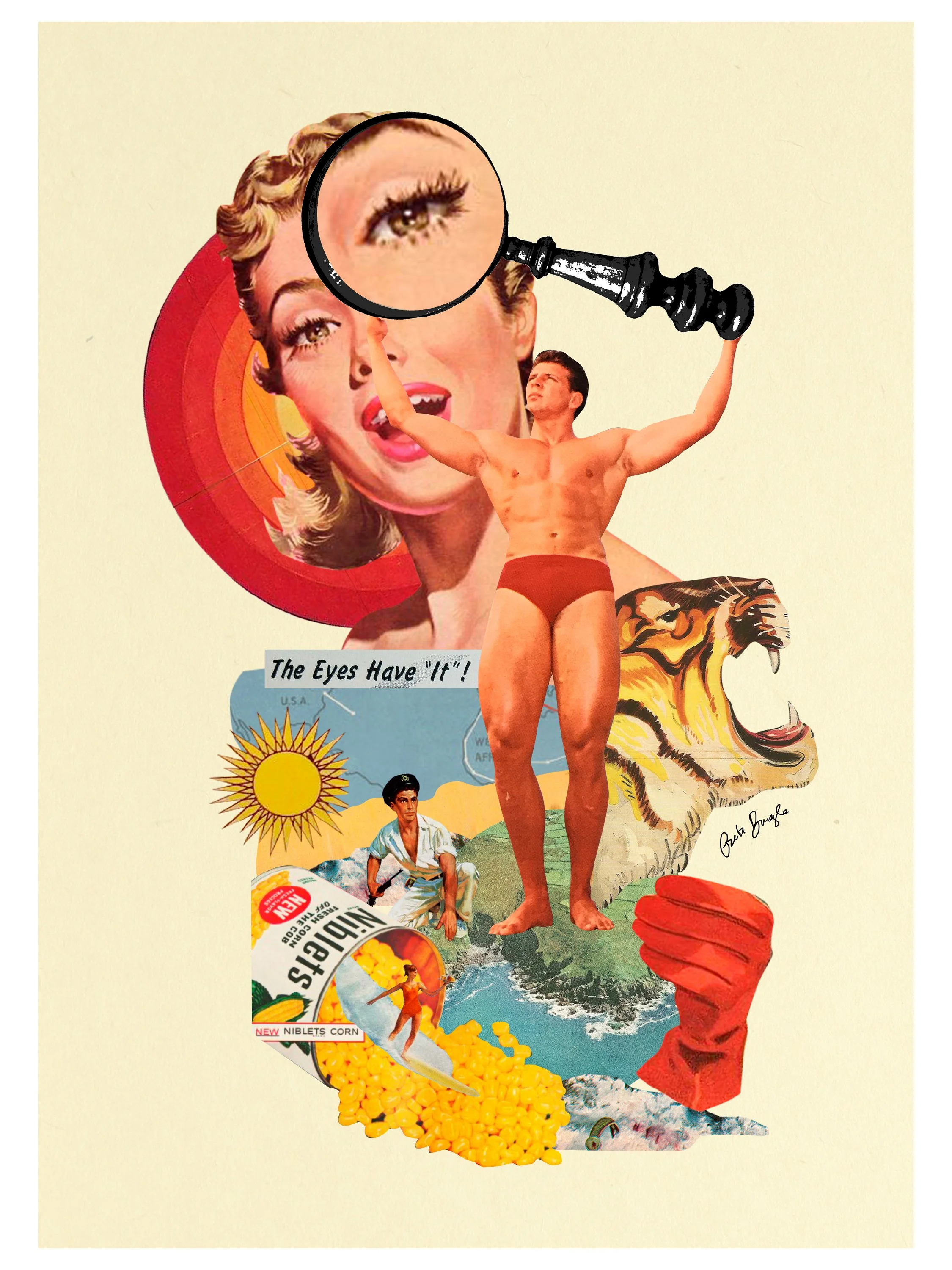 Greta Bungle • Eyes Collage • @gretabungle
